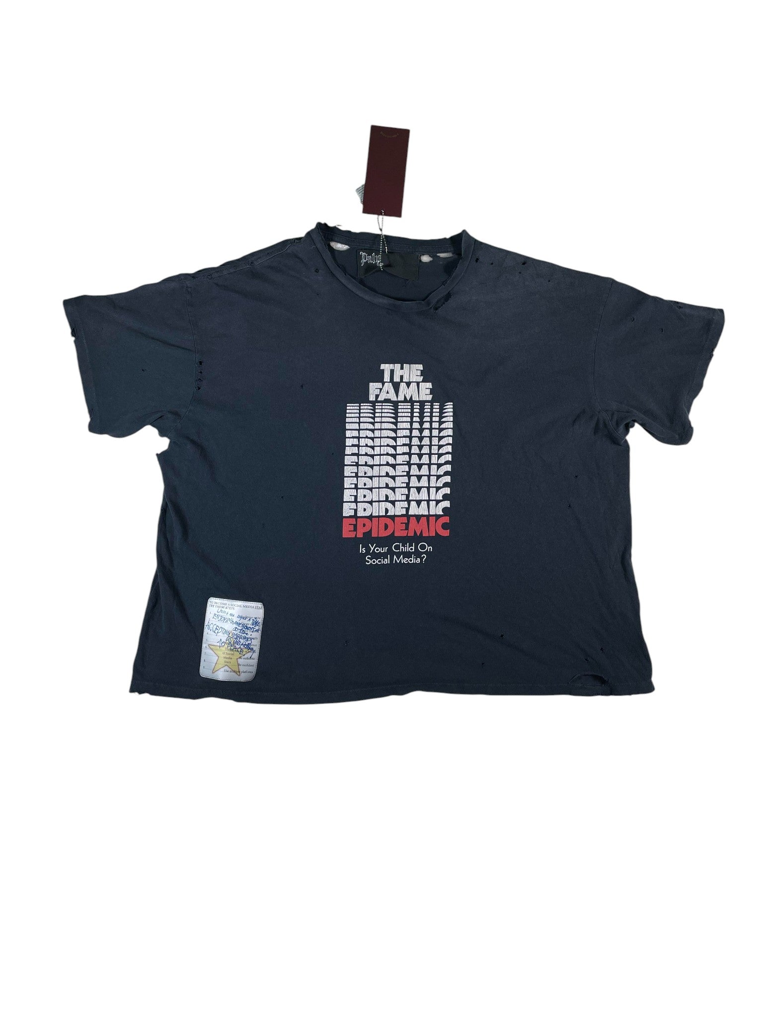 Paly 'The Fame Epidemic Distressed' Tee