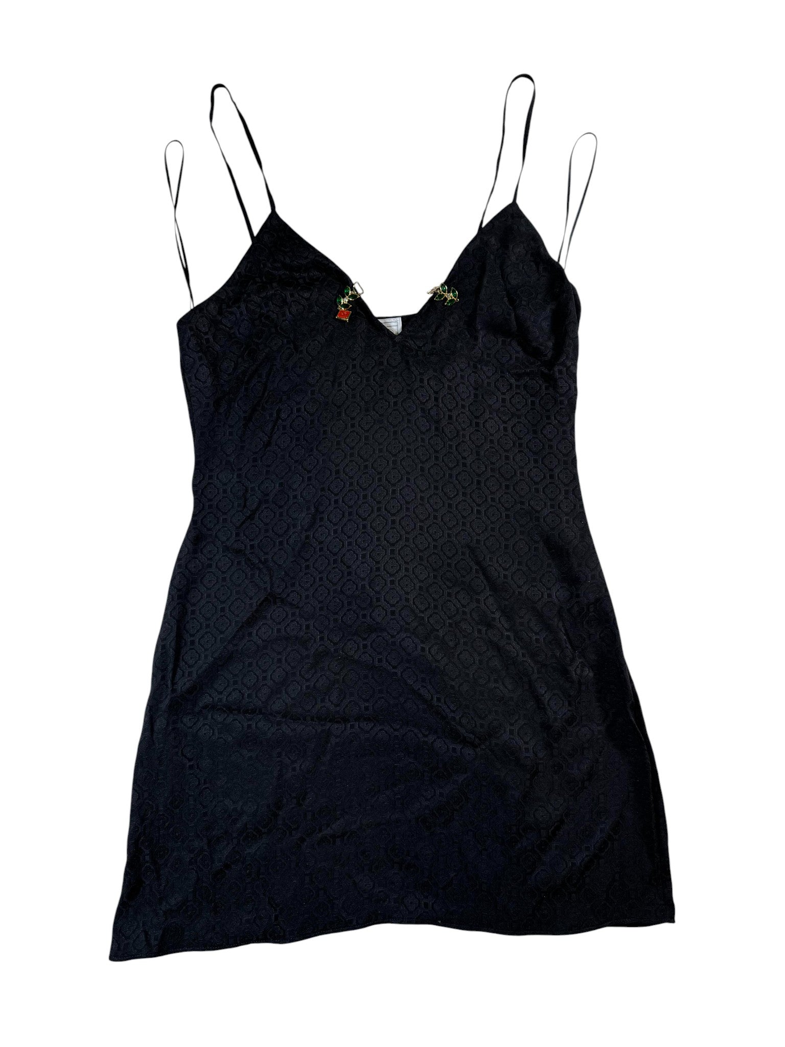 Casablanca Silk Dress Black