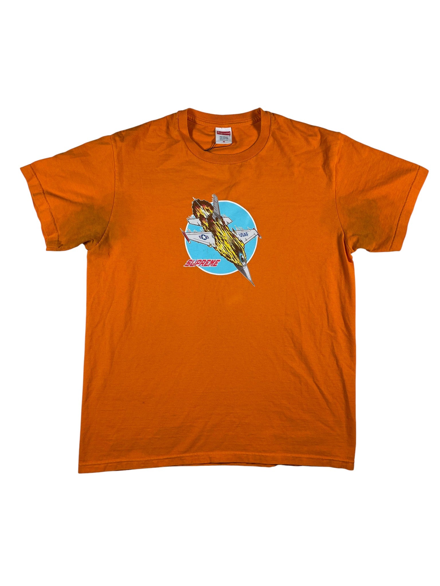 Supreme 'Air Strike' Orange Tee