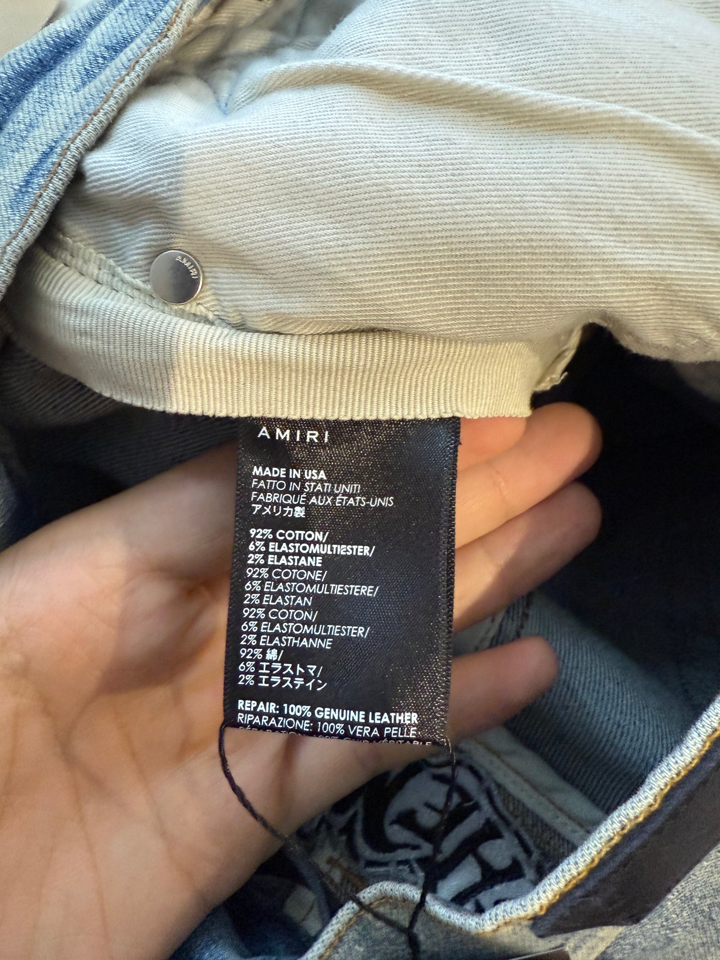 Amiri Chemist Black Star Jeans