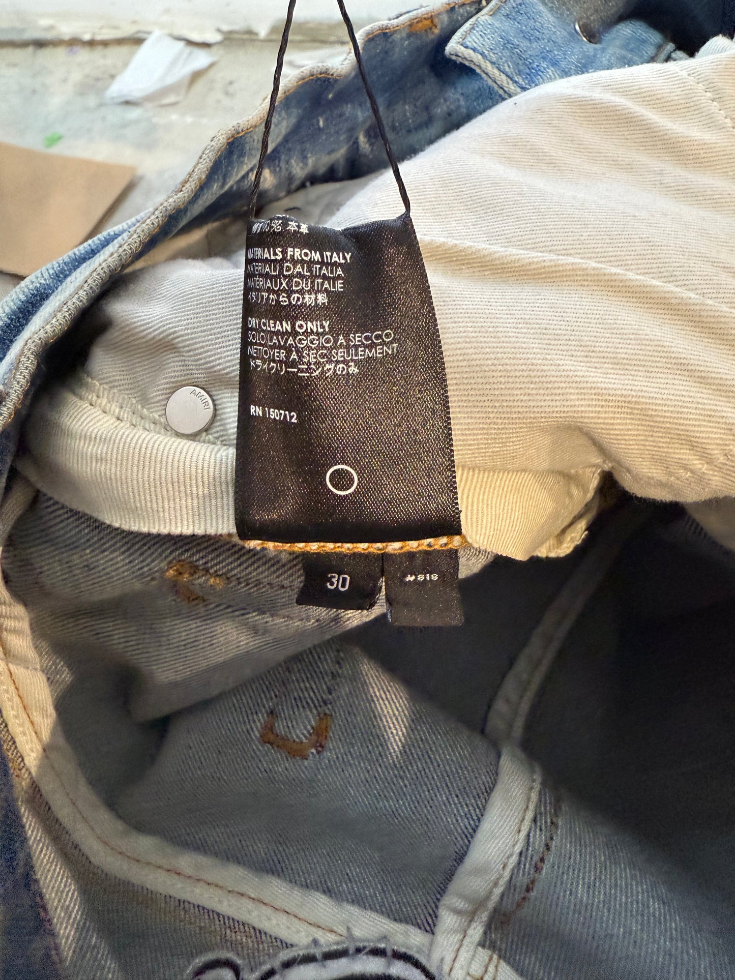 Amiri Chemist Black Star Jeans