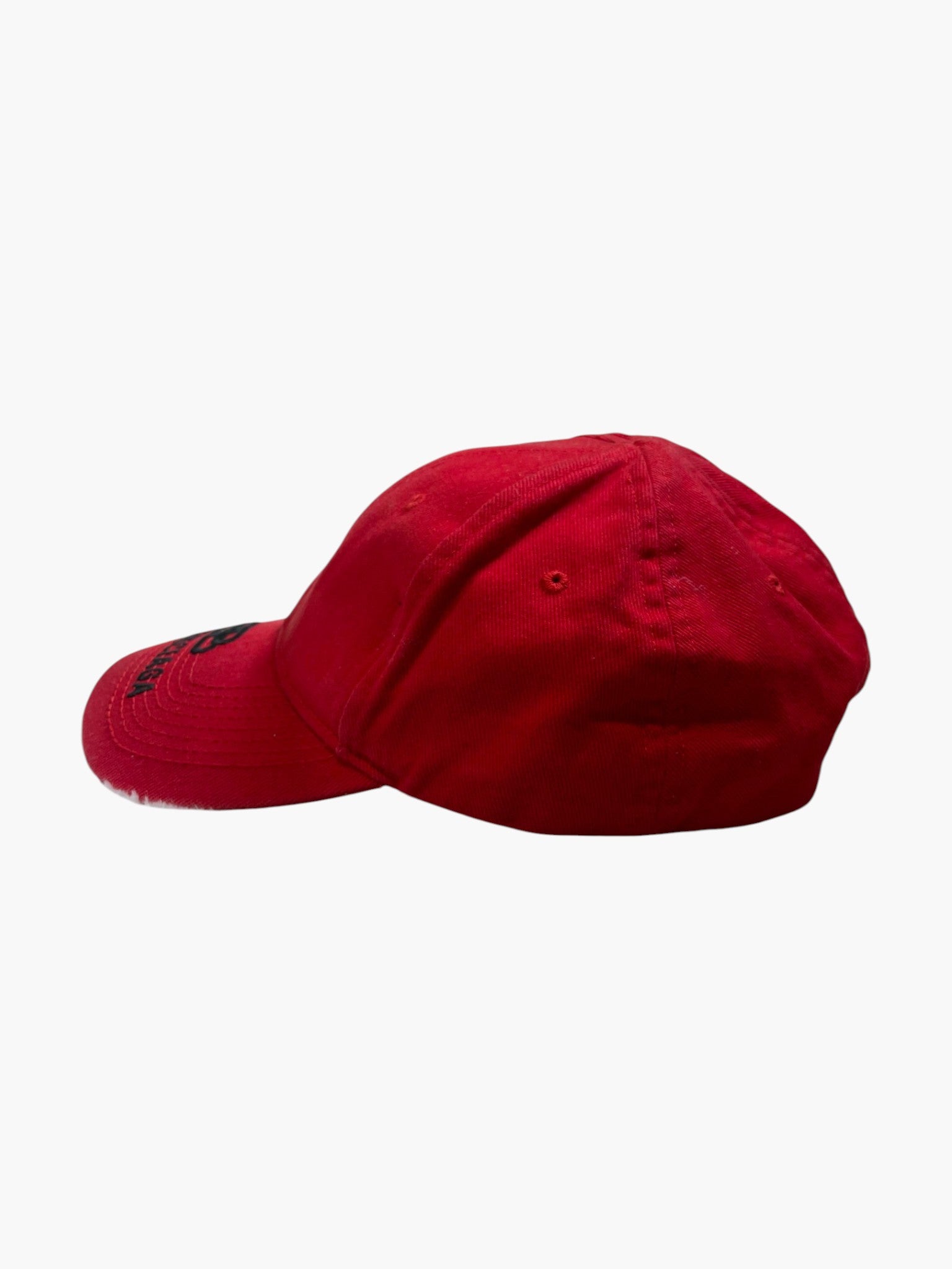 Balenciaga BB Logo Red & Black Hat