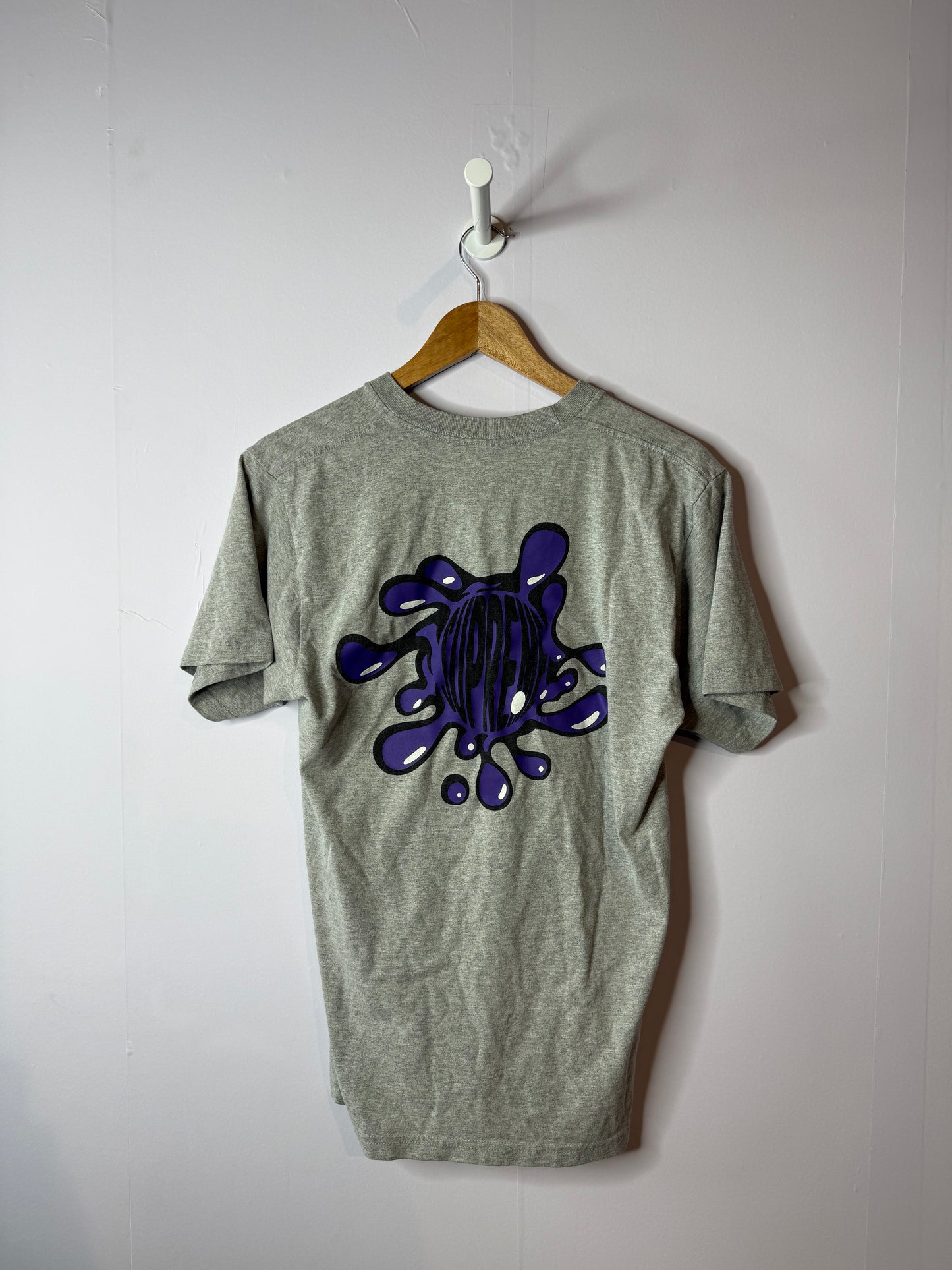 Supreme Grey Purple Tee