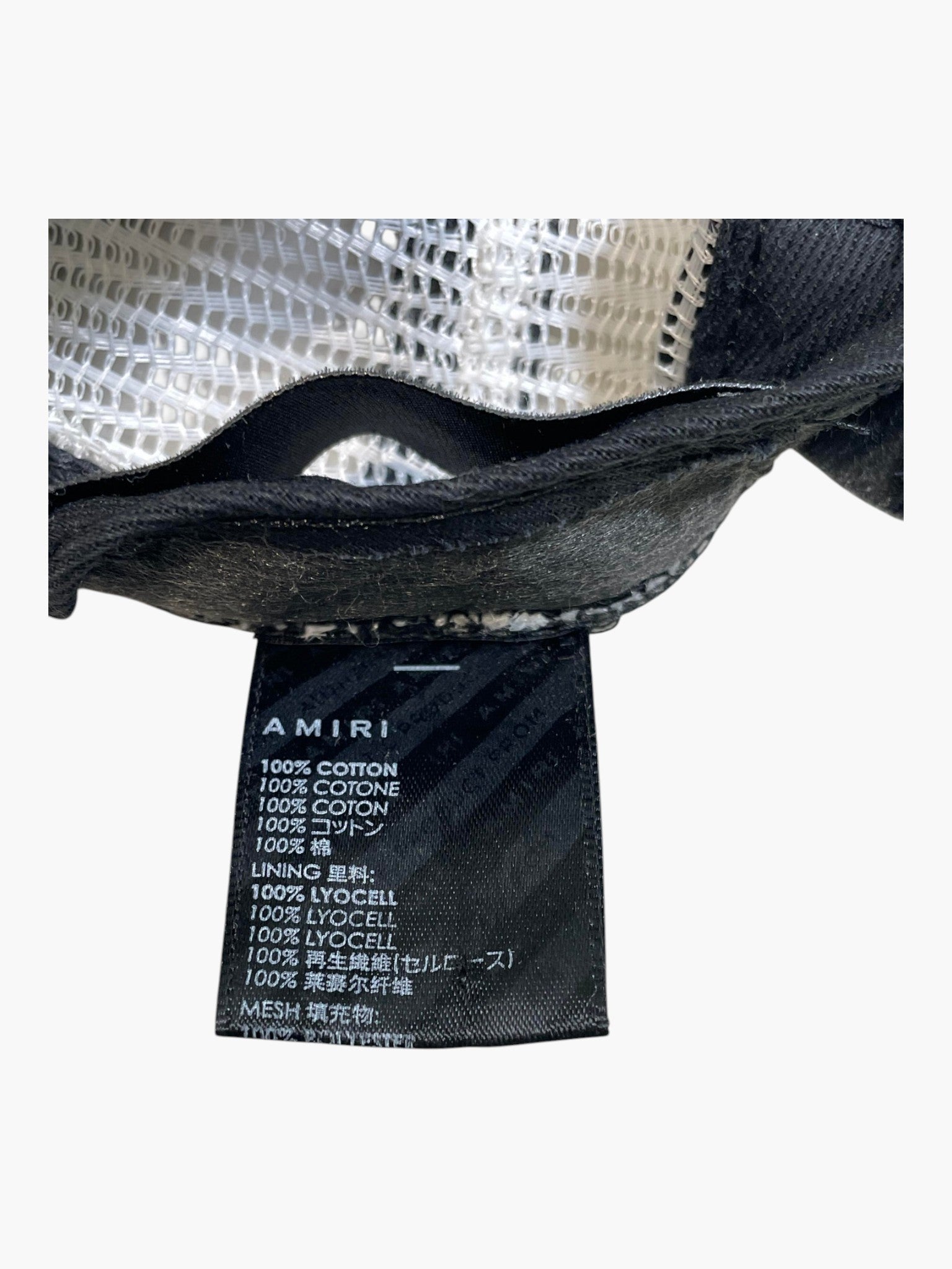 Amiri Pegasus White & Blue Trucker