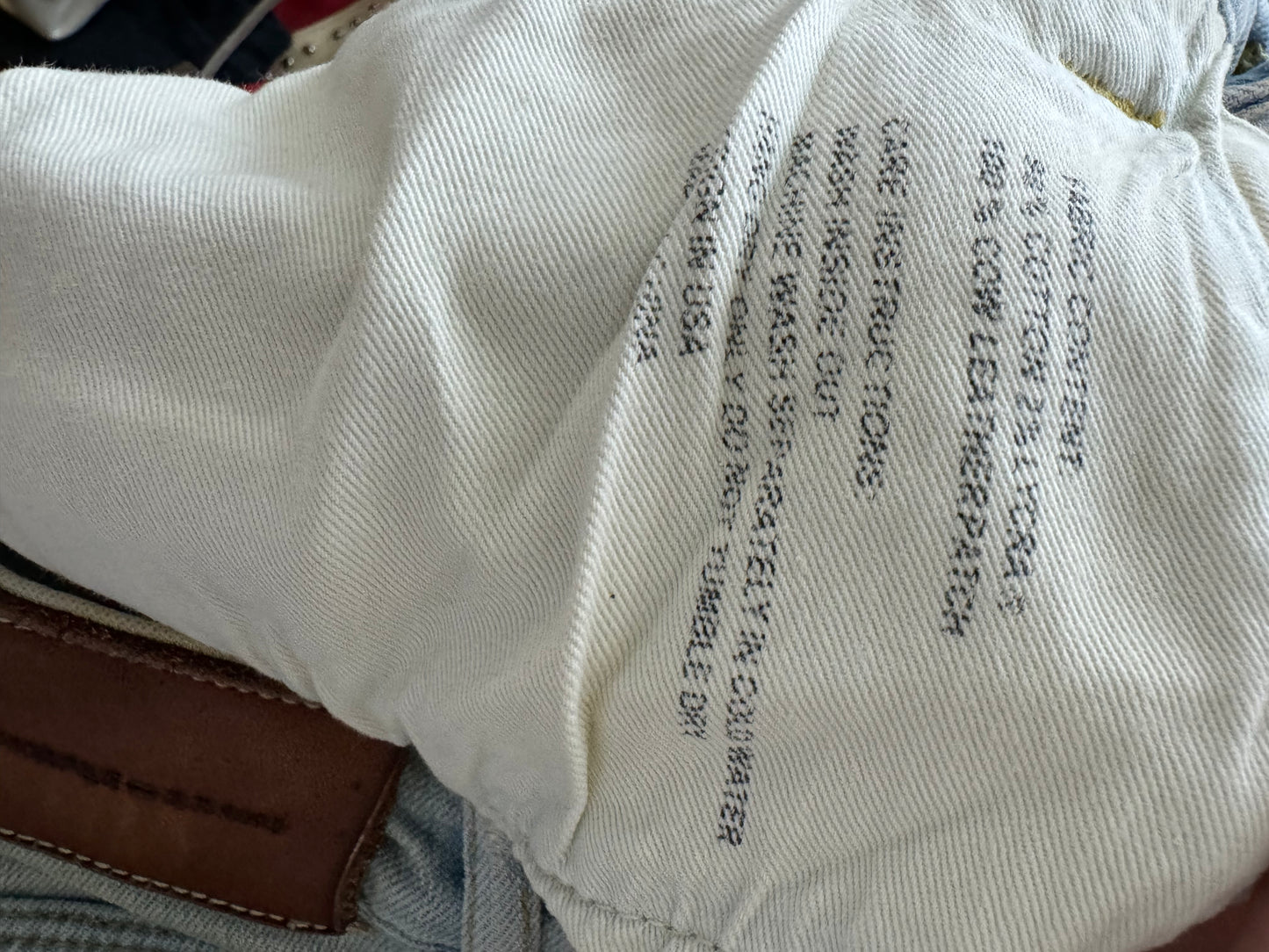 Purple Jeans Light Wash Ripped Used 33