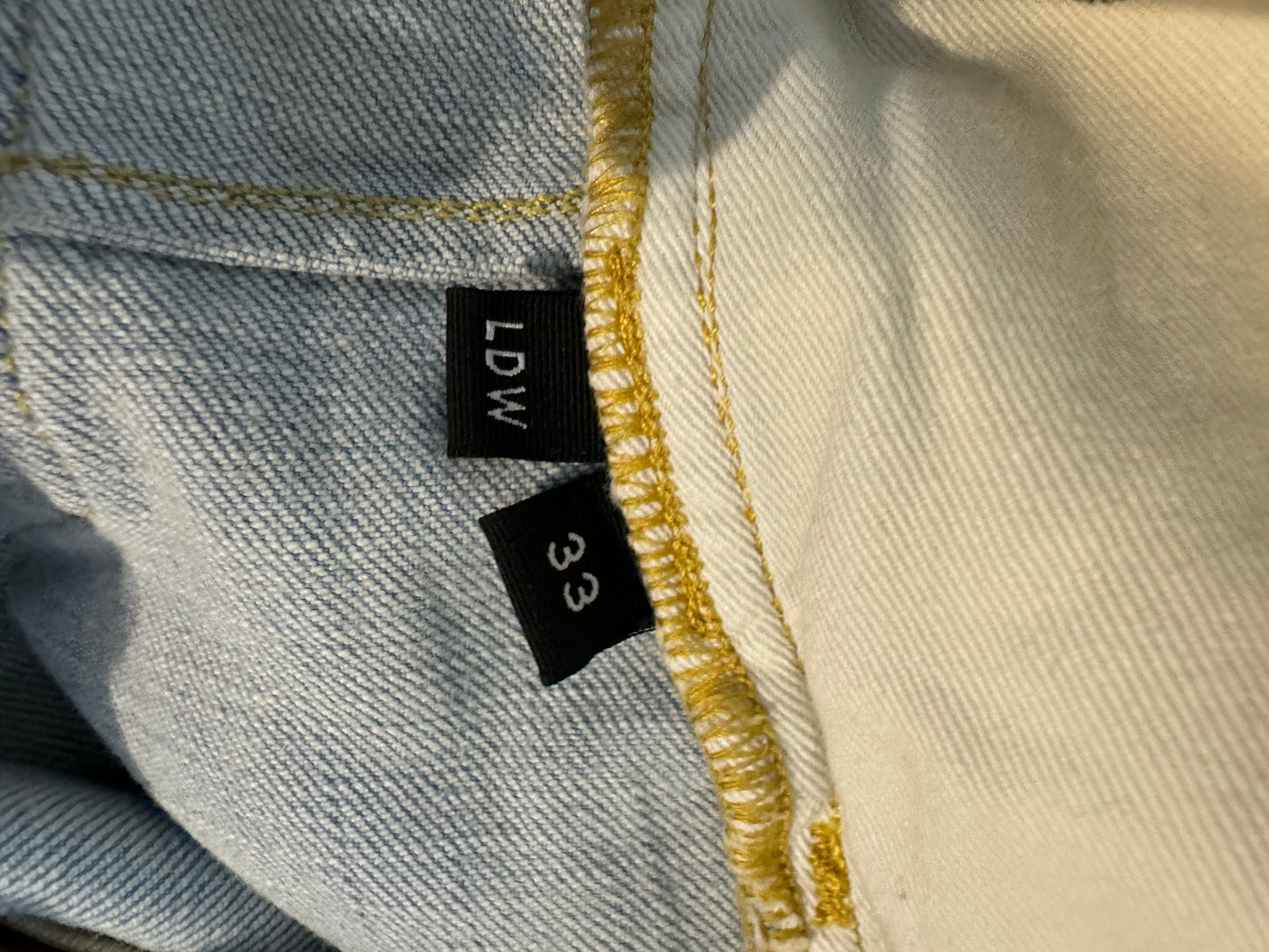 Purple Jeans Light Wash Ripped Used 33