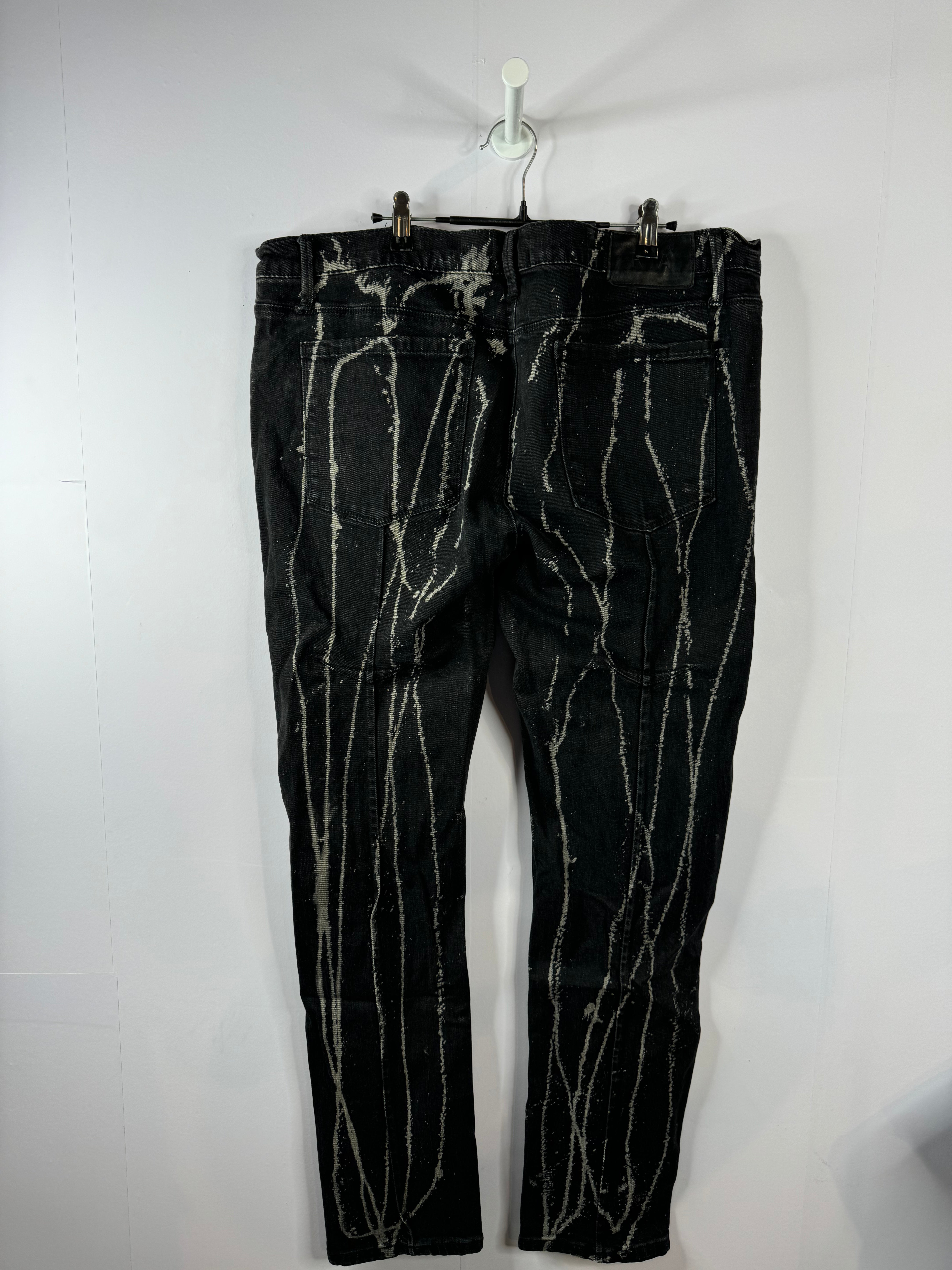 RTA Jeans Black White Used 42