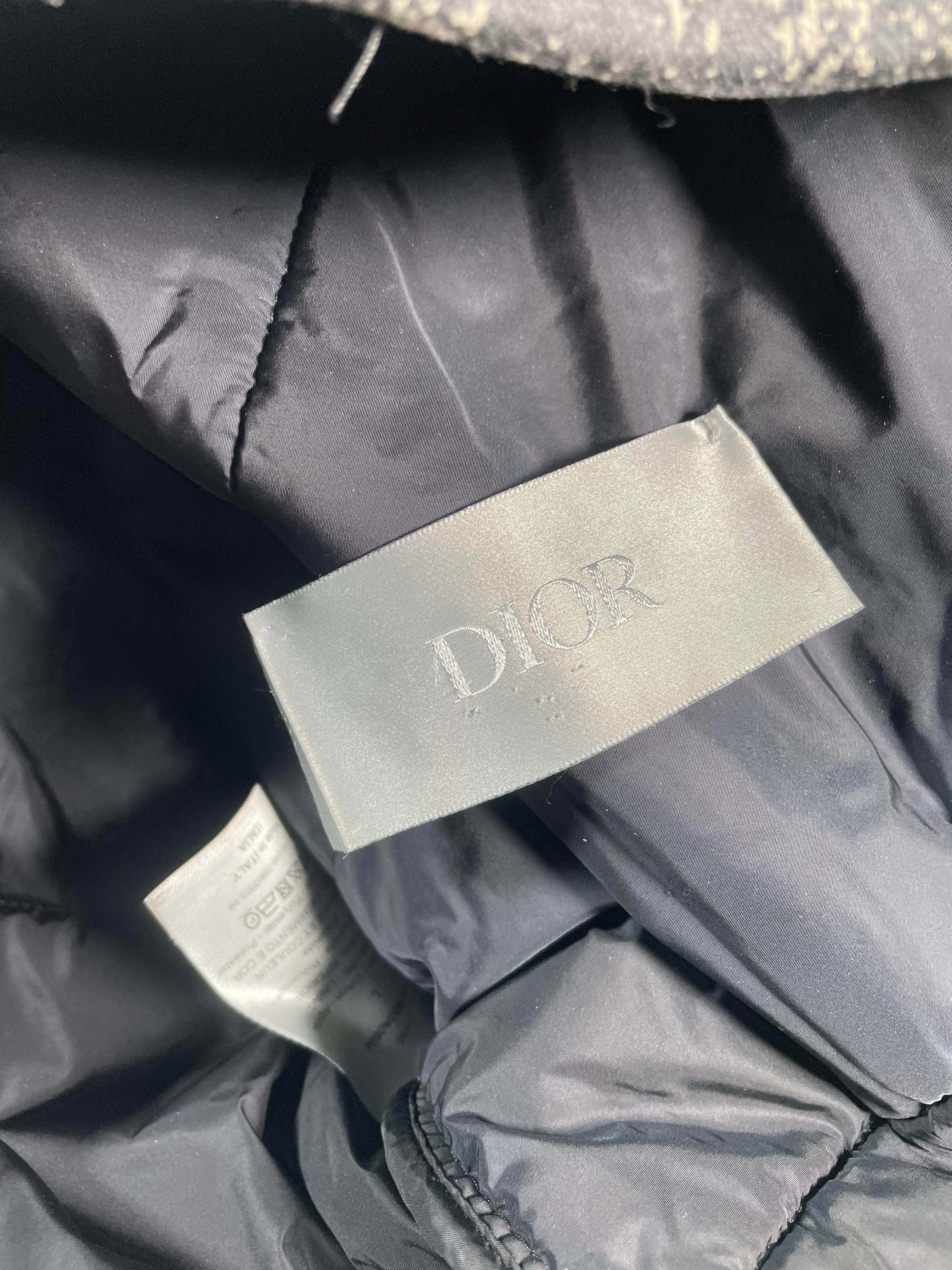 Dior 'Atelier Trucker' Grey Bomber Jacket