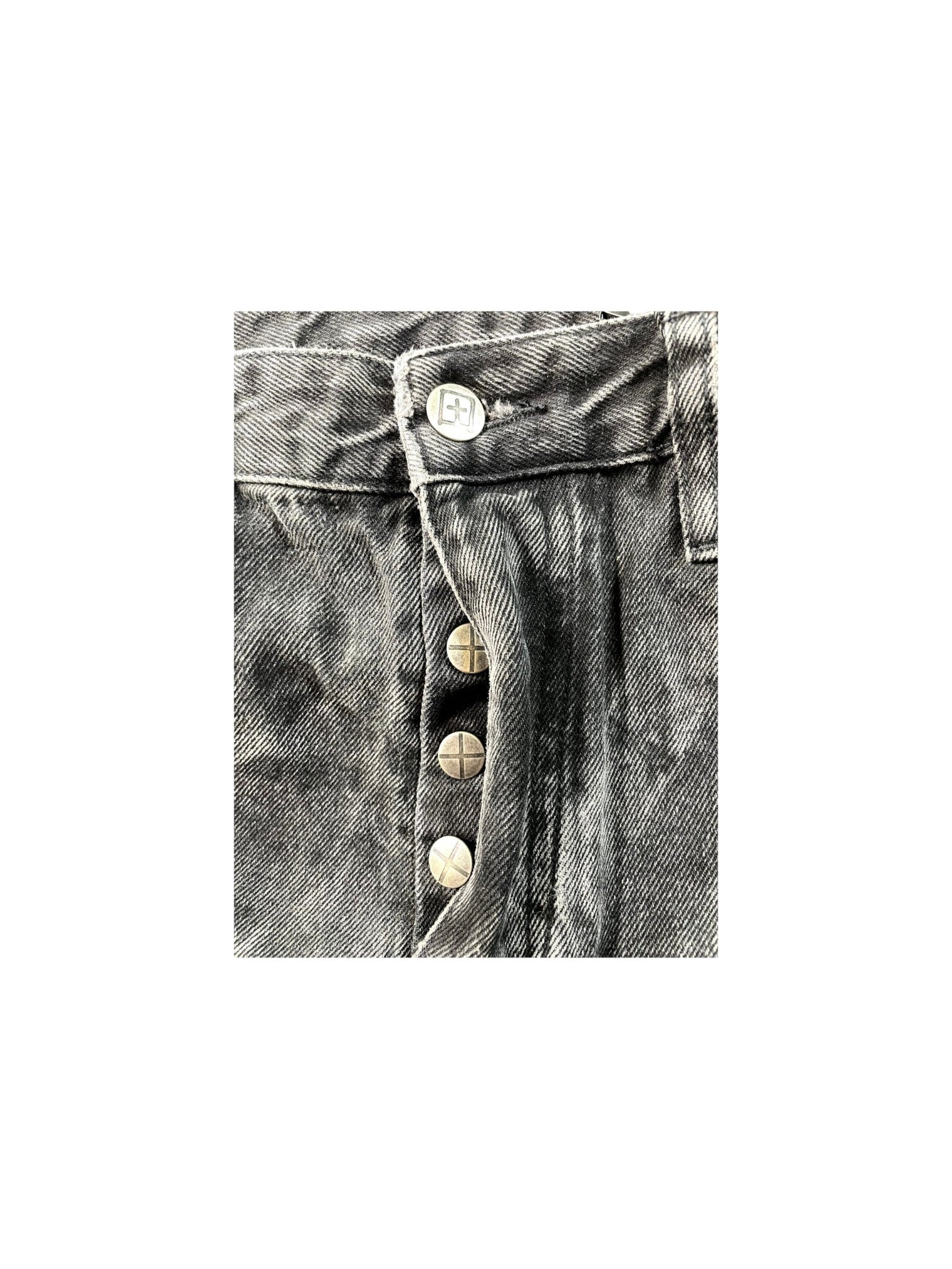 Ksubi "Baggy" Black Wash & Red Jeans
