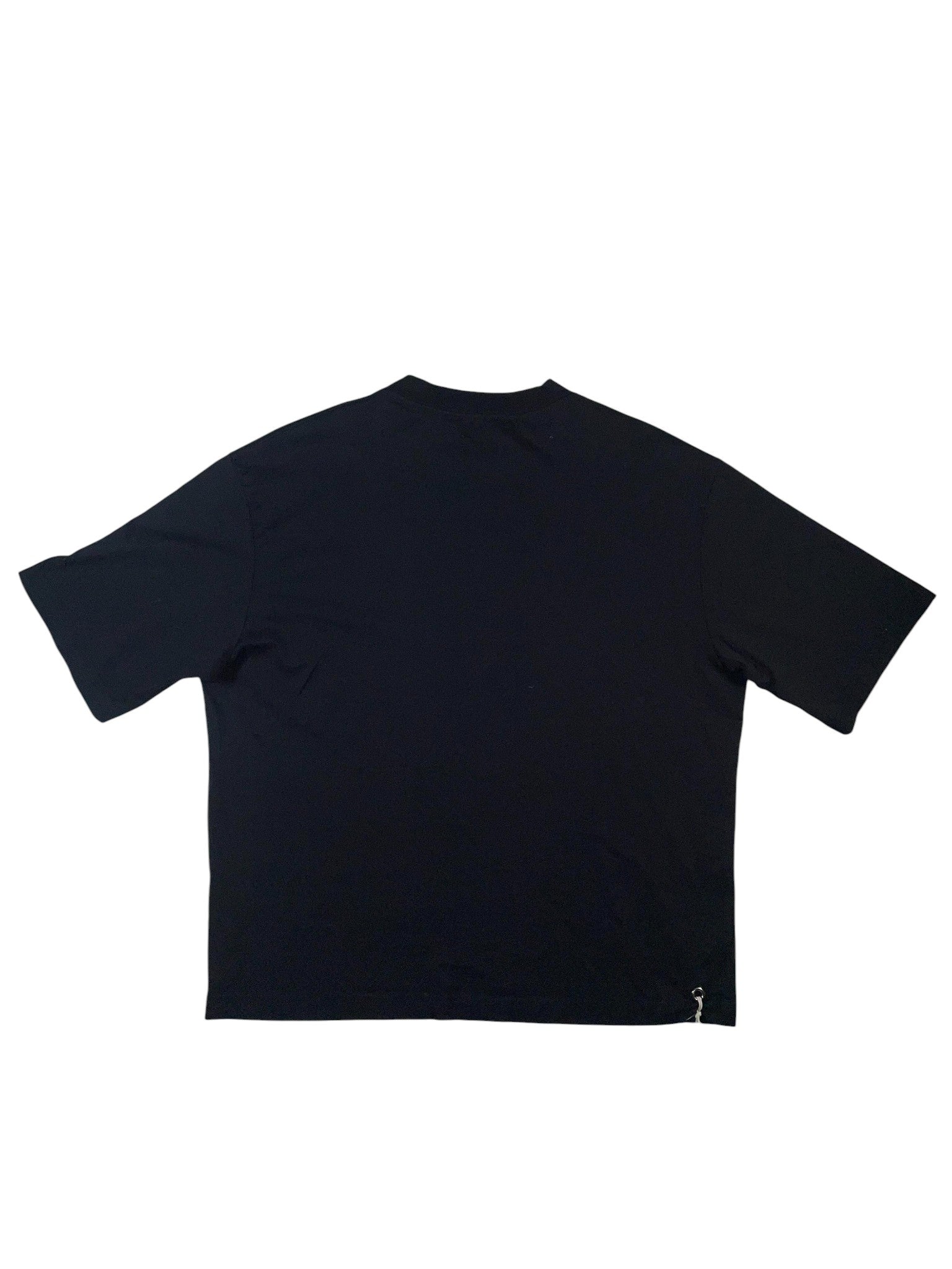 Lanvin 'Floral' Black Tee