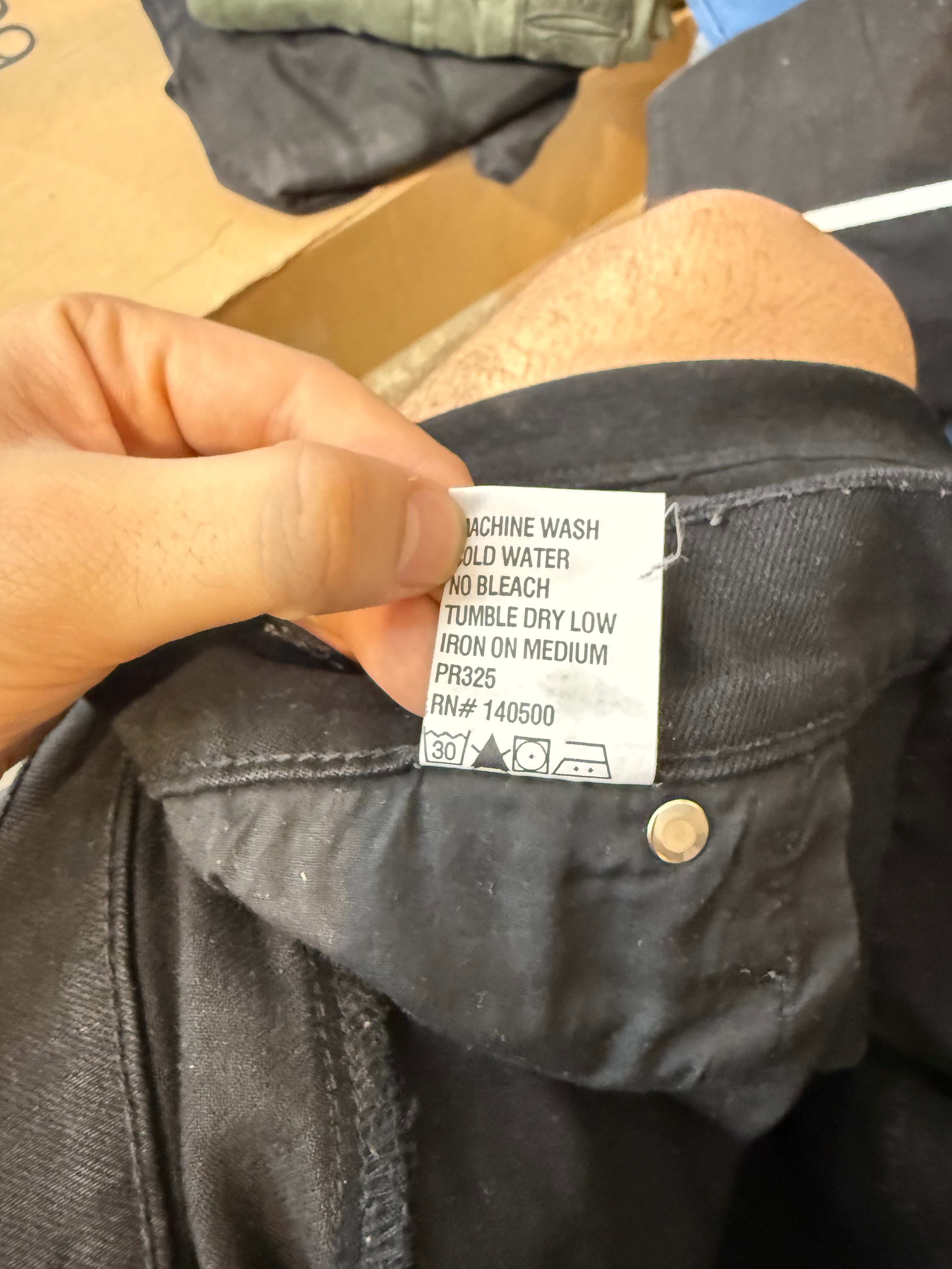 RTA Sinners Jeans Black Used 38