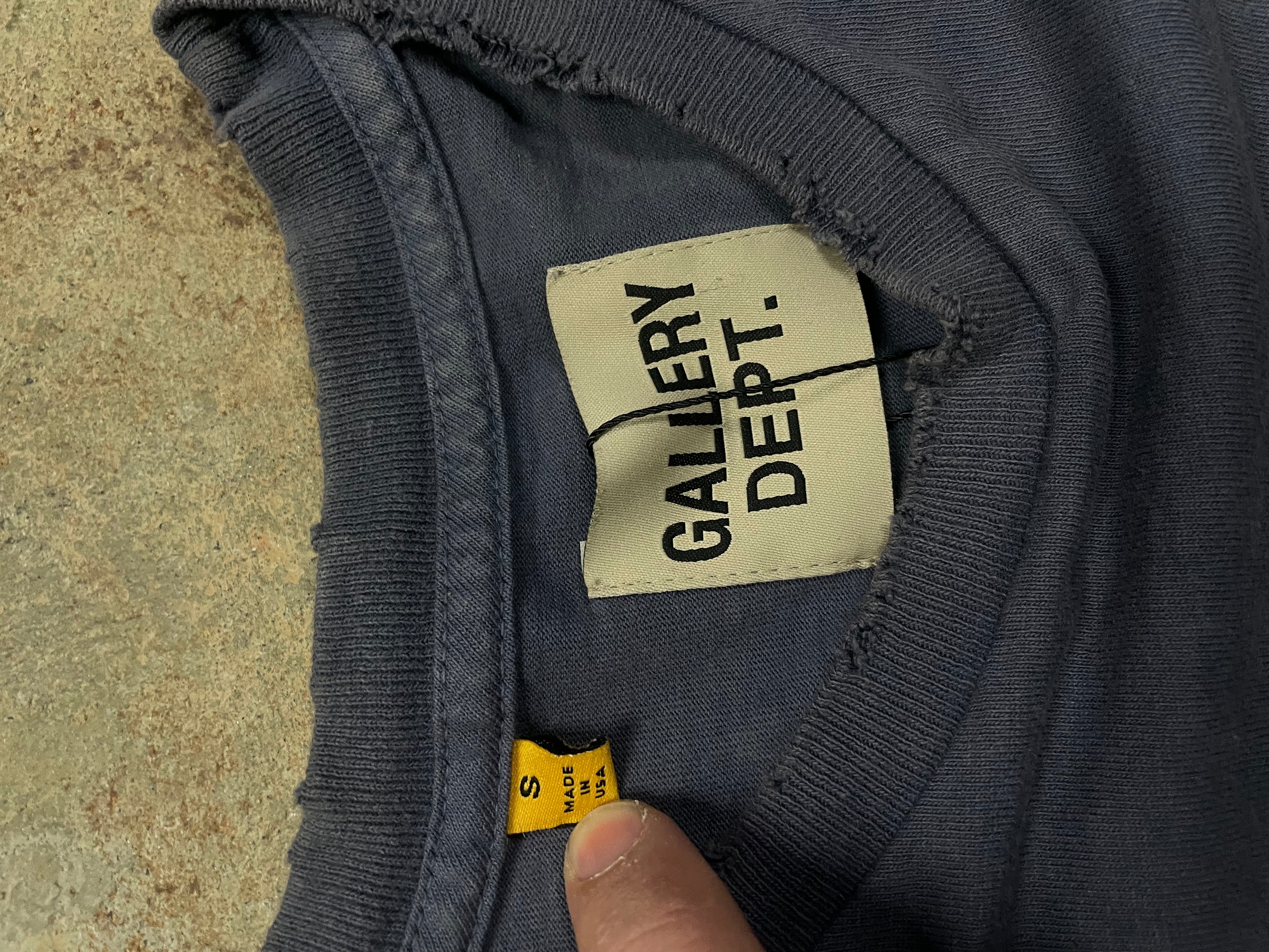 Gallery Dept Blue Paint Splatter Tee