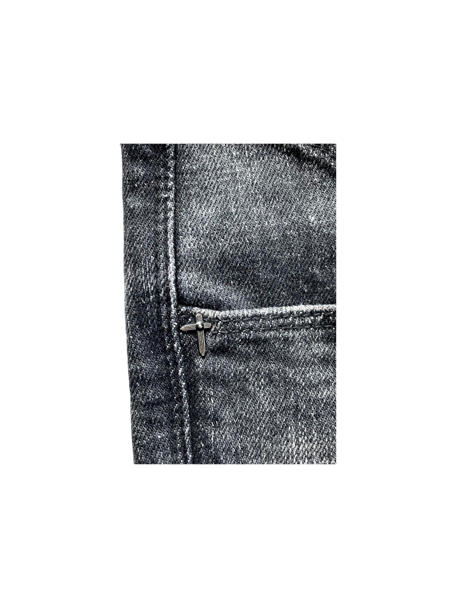 RTA Ripped Black Wash Jeans