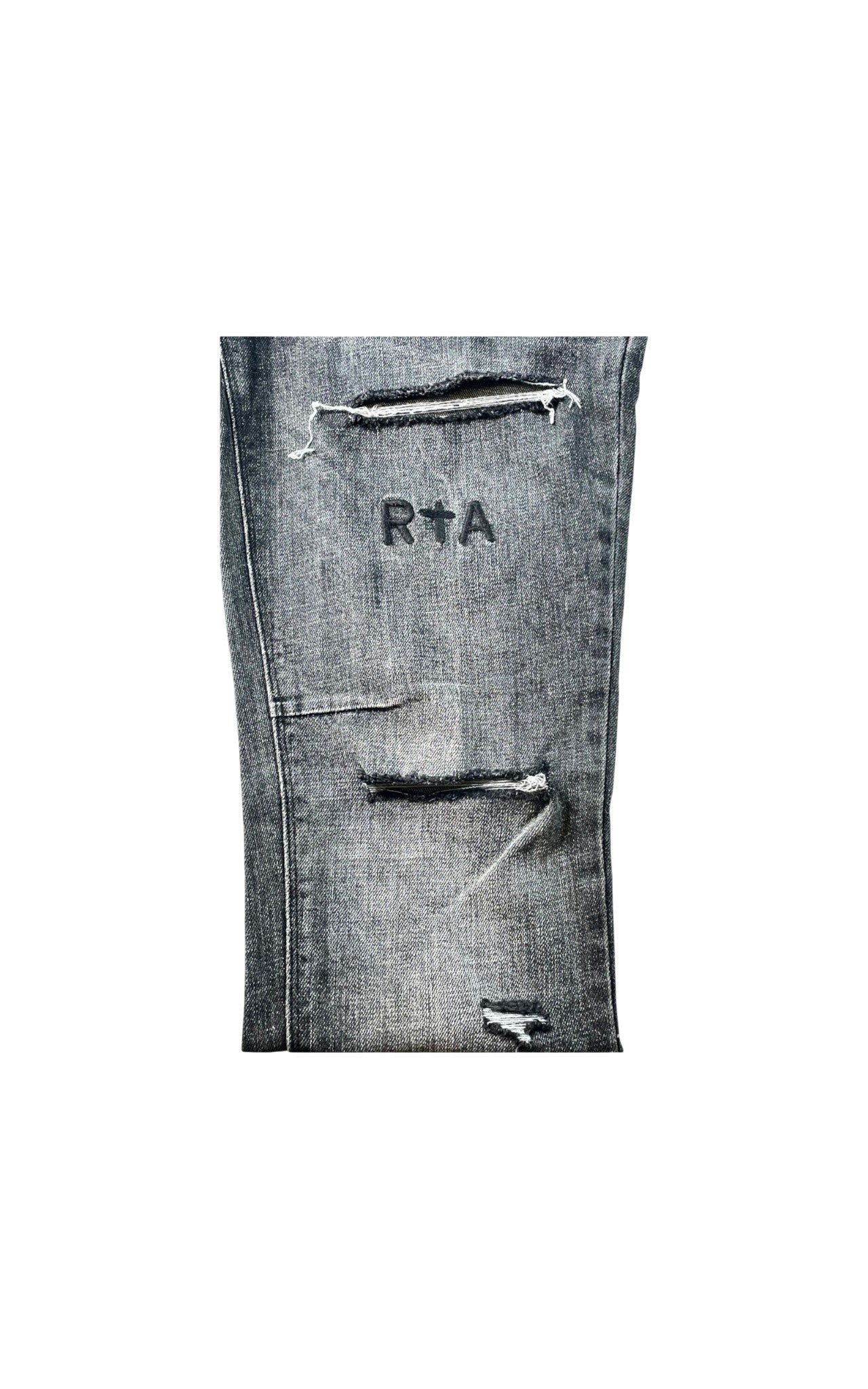 RTA Ripped Black Wash Jeans