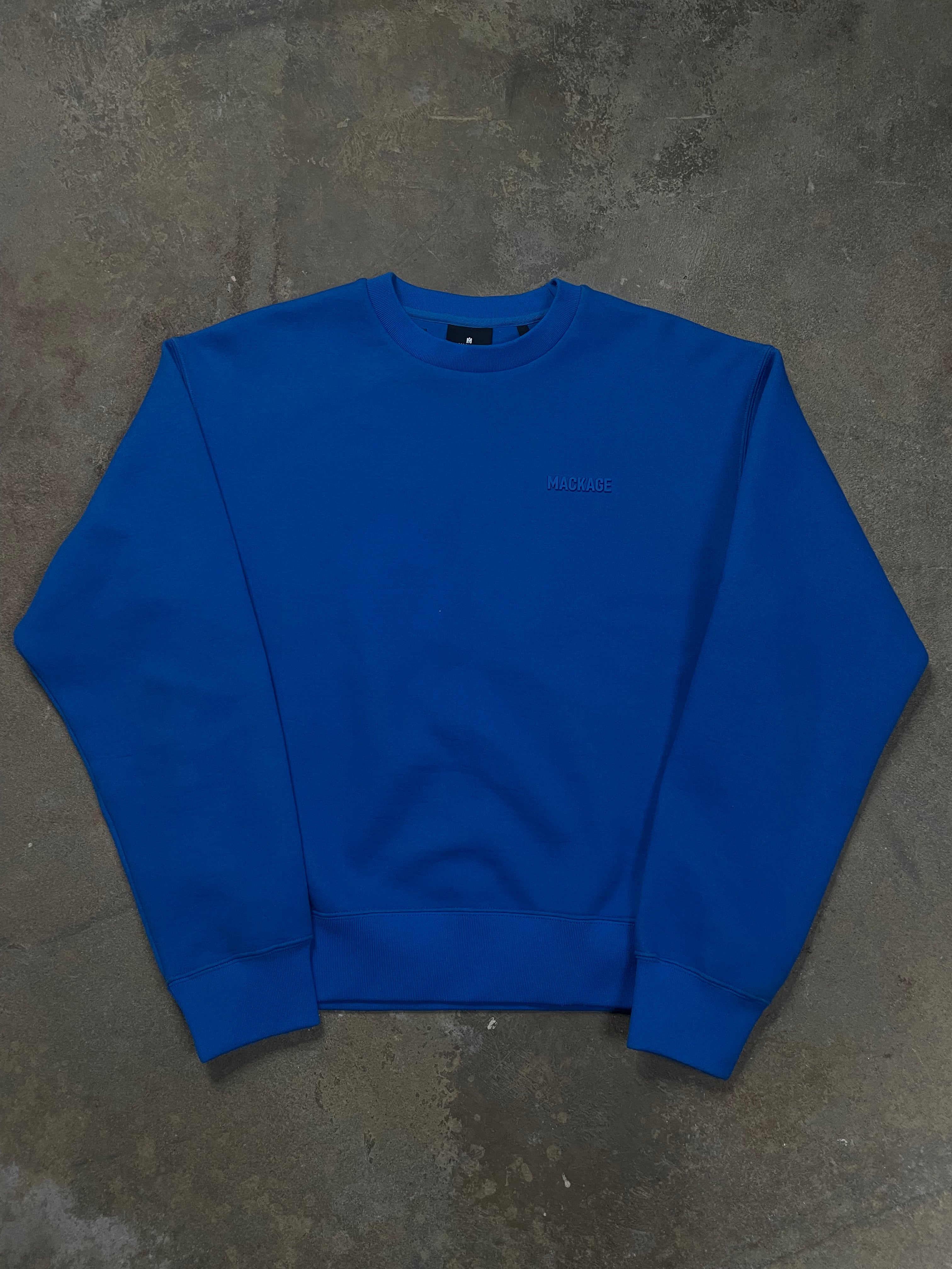 Mackage Crewneck Royal Blue Used Small