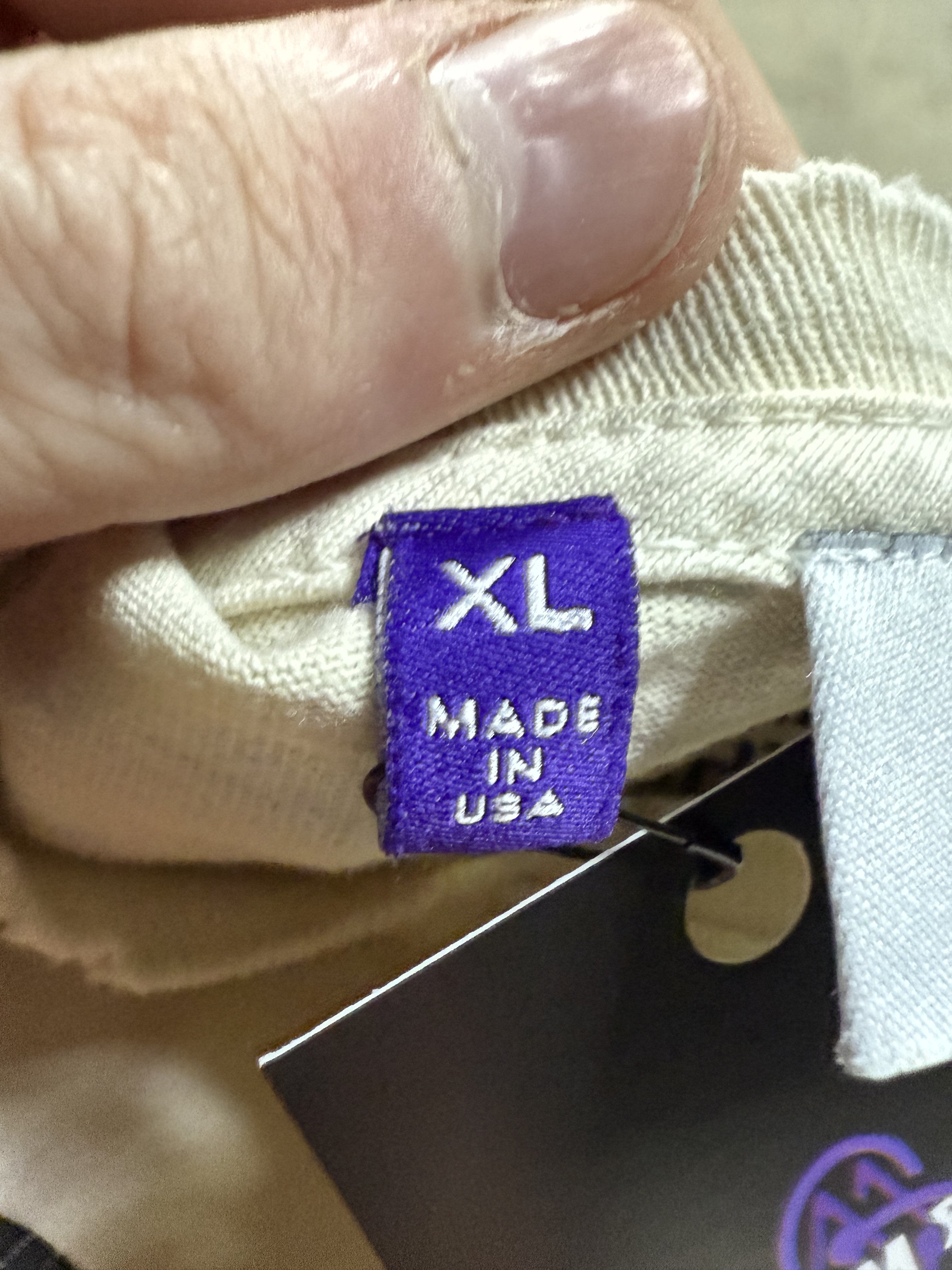 Gallery Dept Doc Johnson Tee Cream Red Used XL