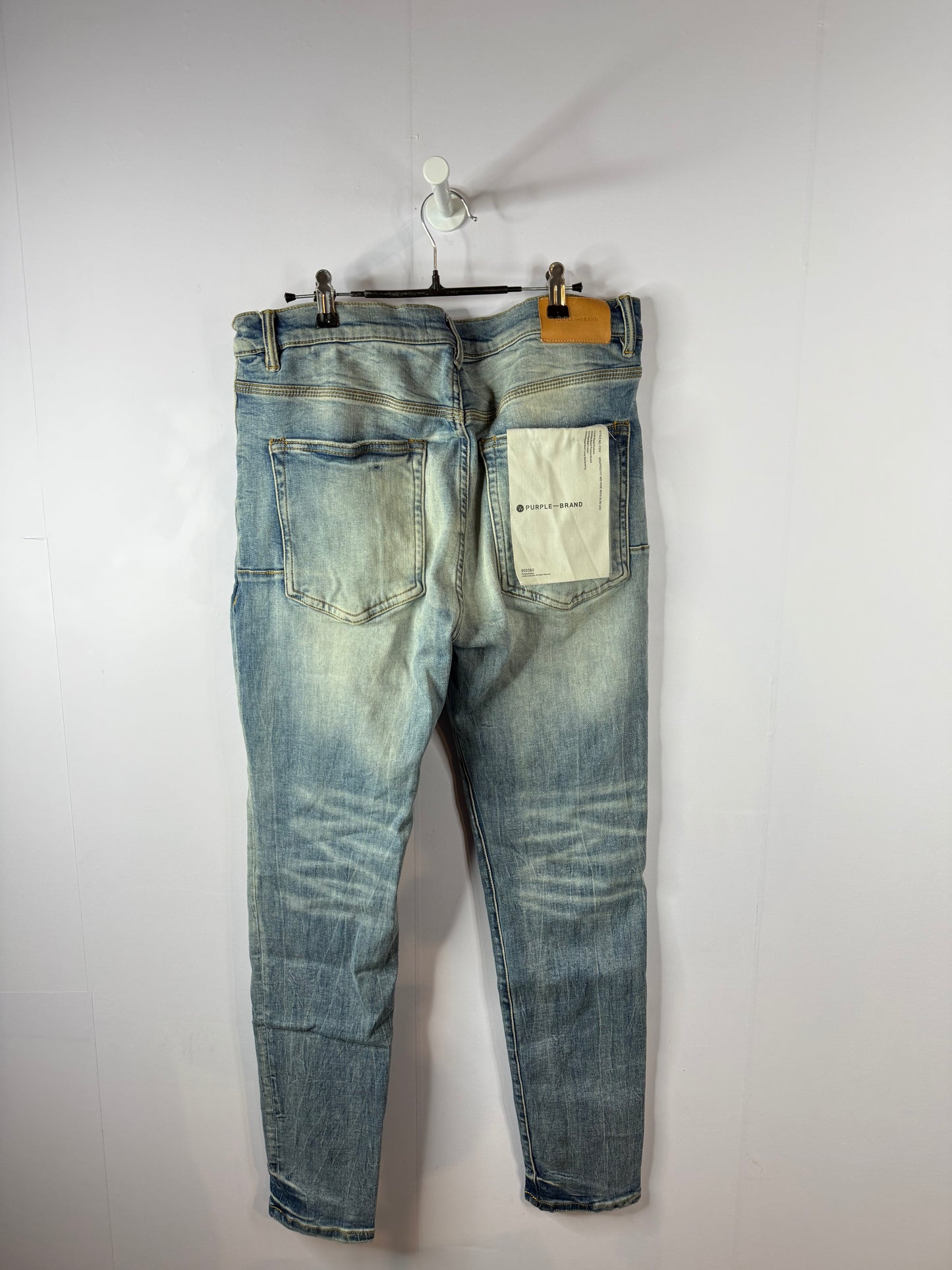 Purple Jeans Light Wash Used 36