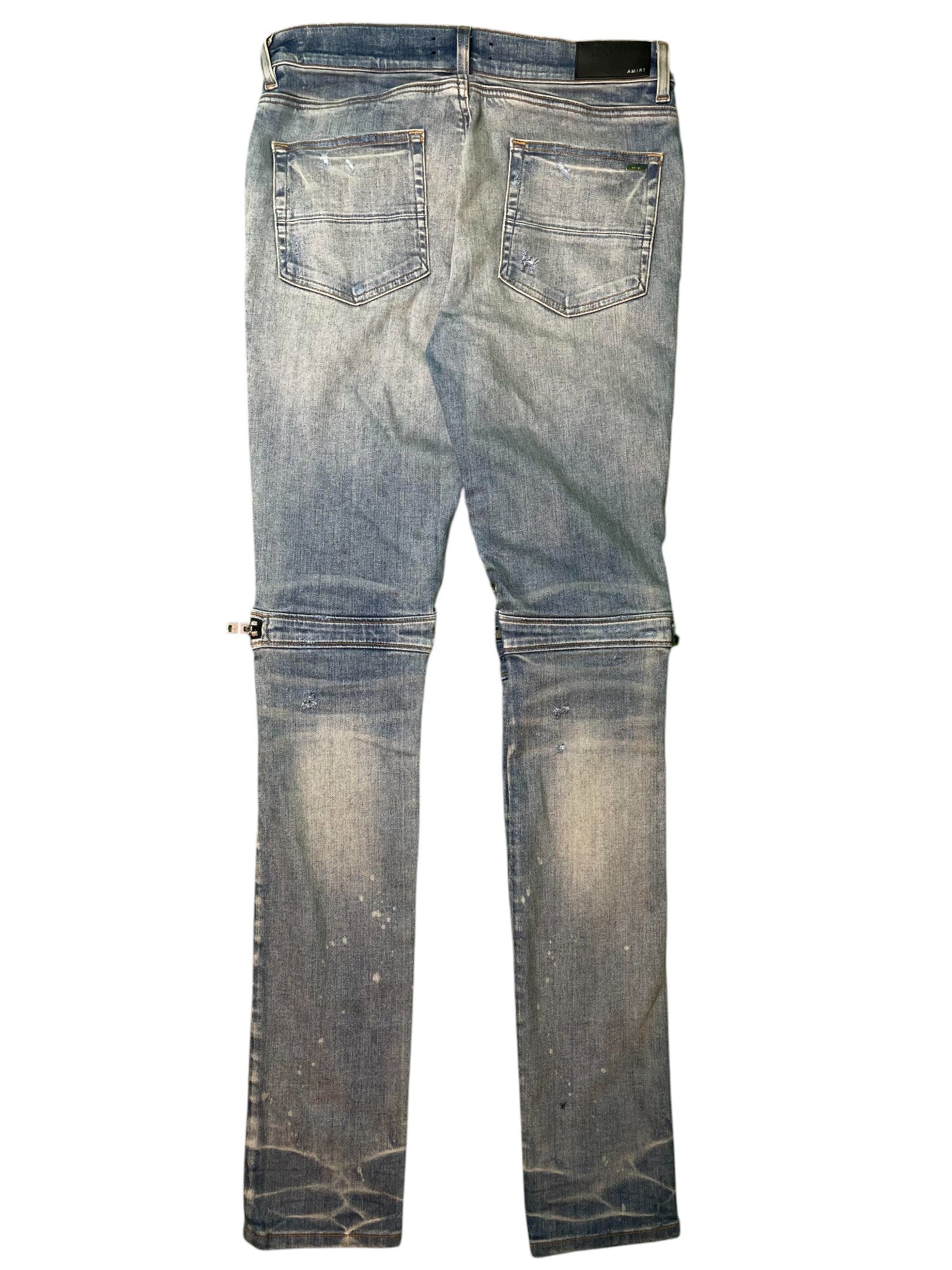 Amiri MX2 'Bee' Patch Blue Jeans