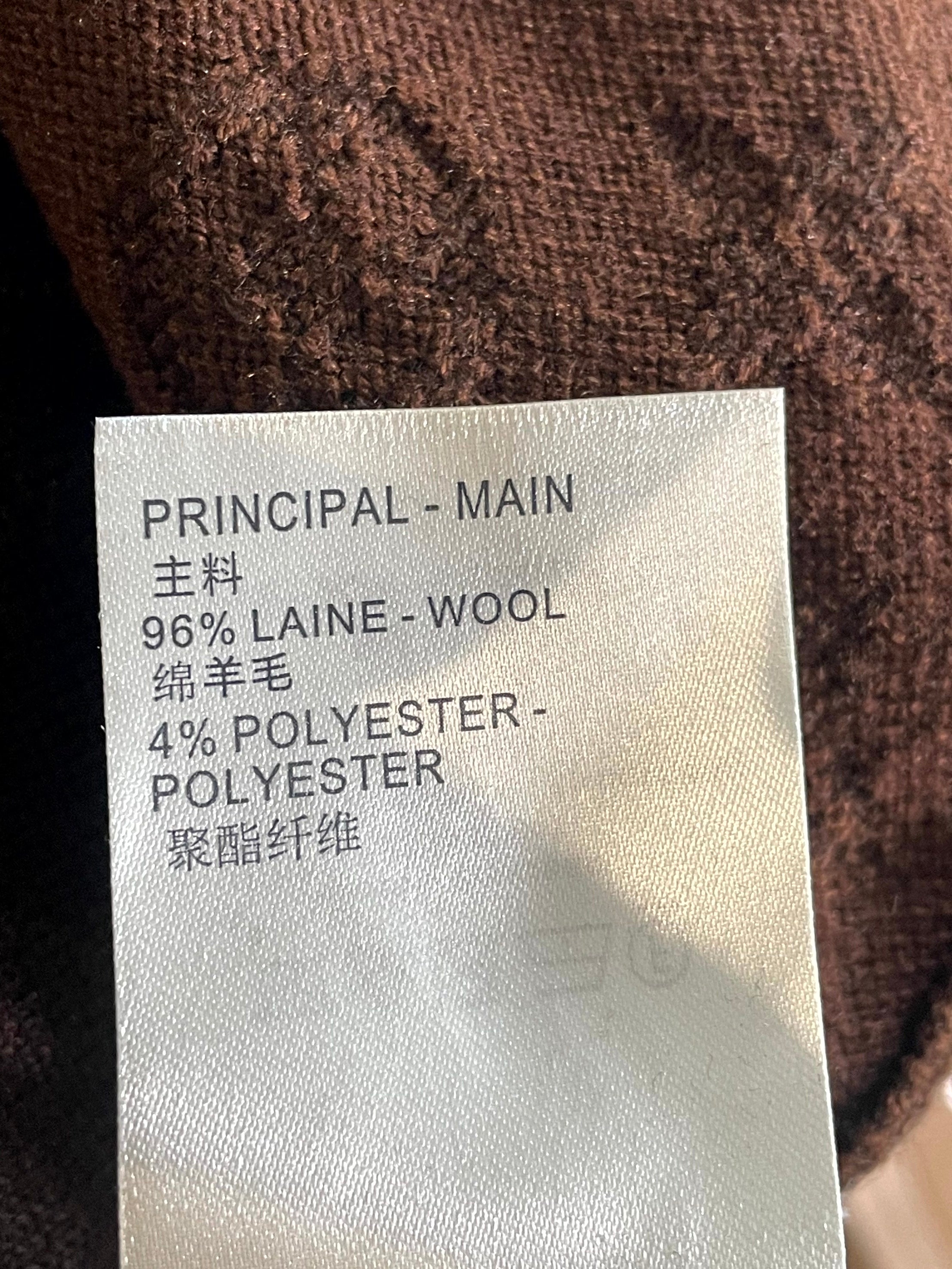 LV Monogram Brown Hoodie