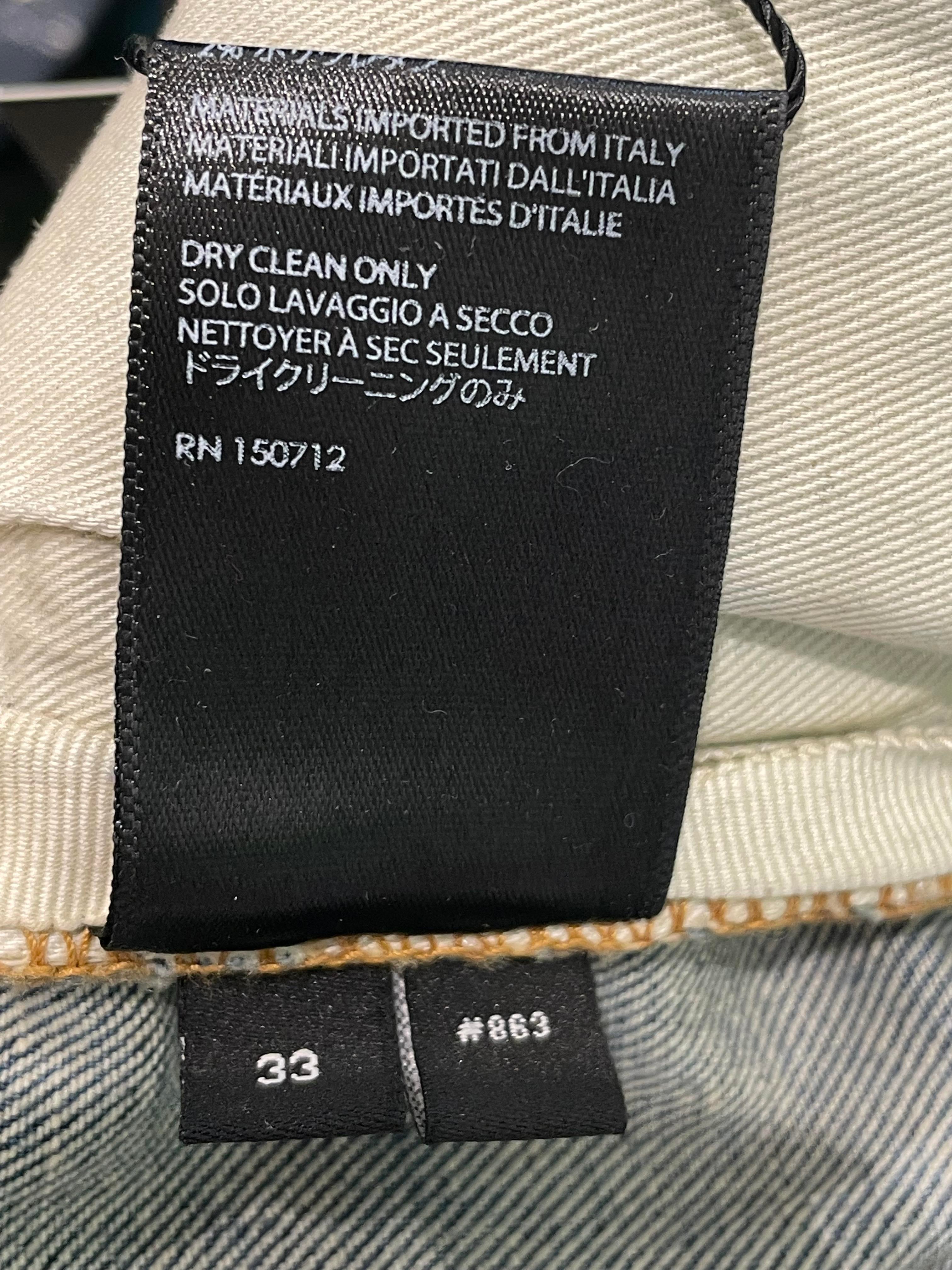 Amiri MX2 'Bee' Patch Blue Jeans