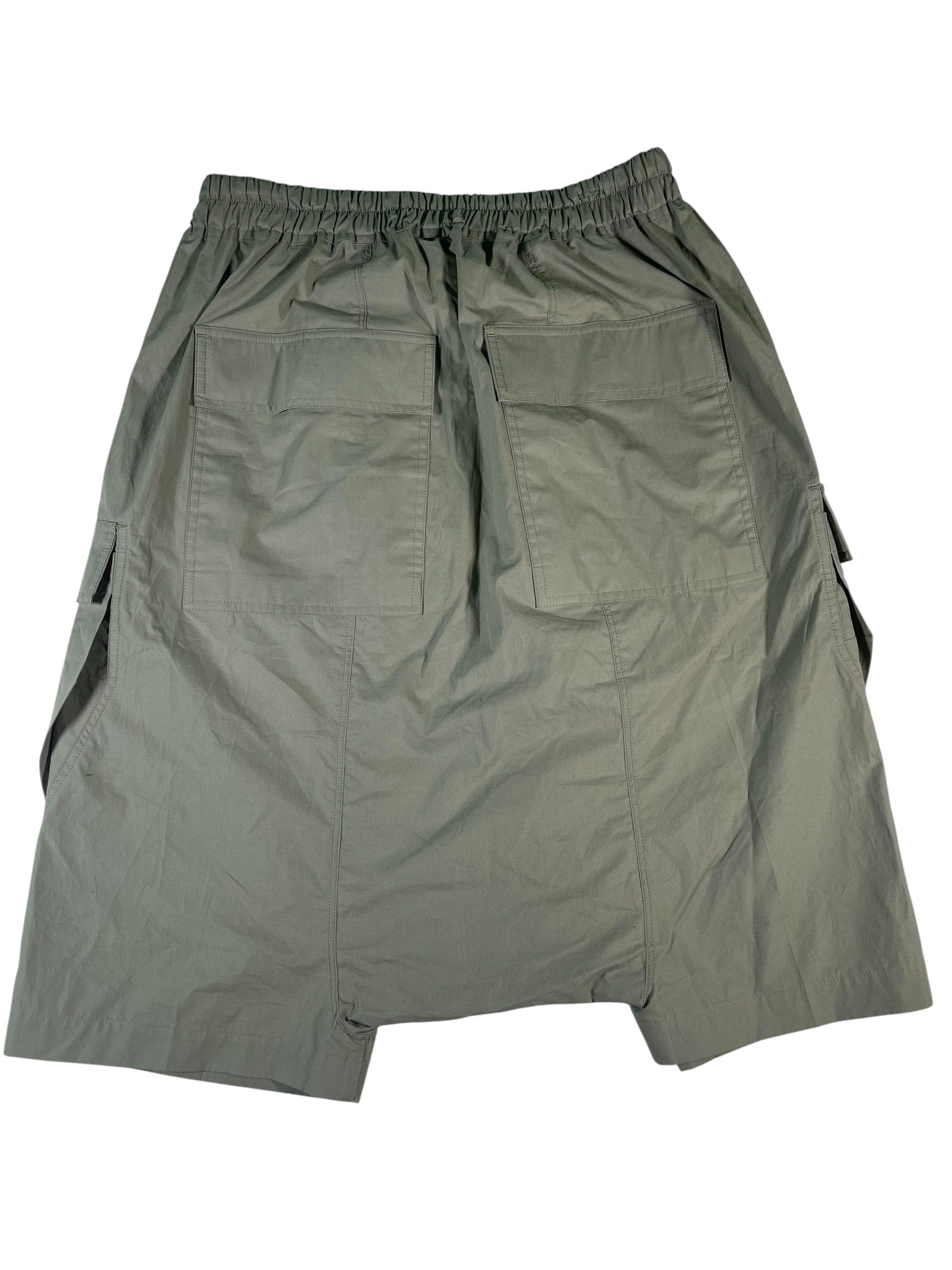 Rick Owens Olive Cargo Shorts