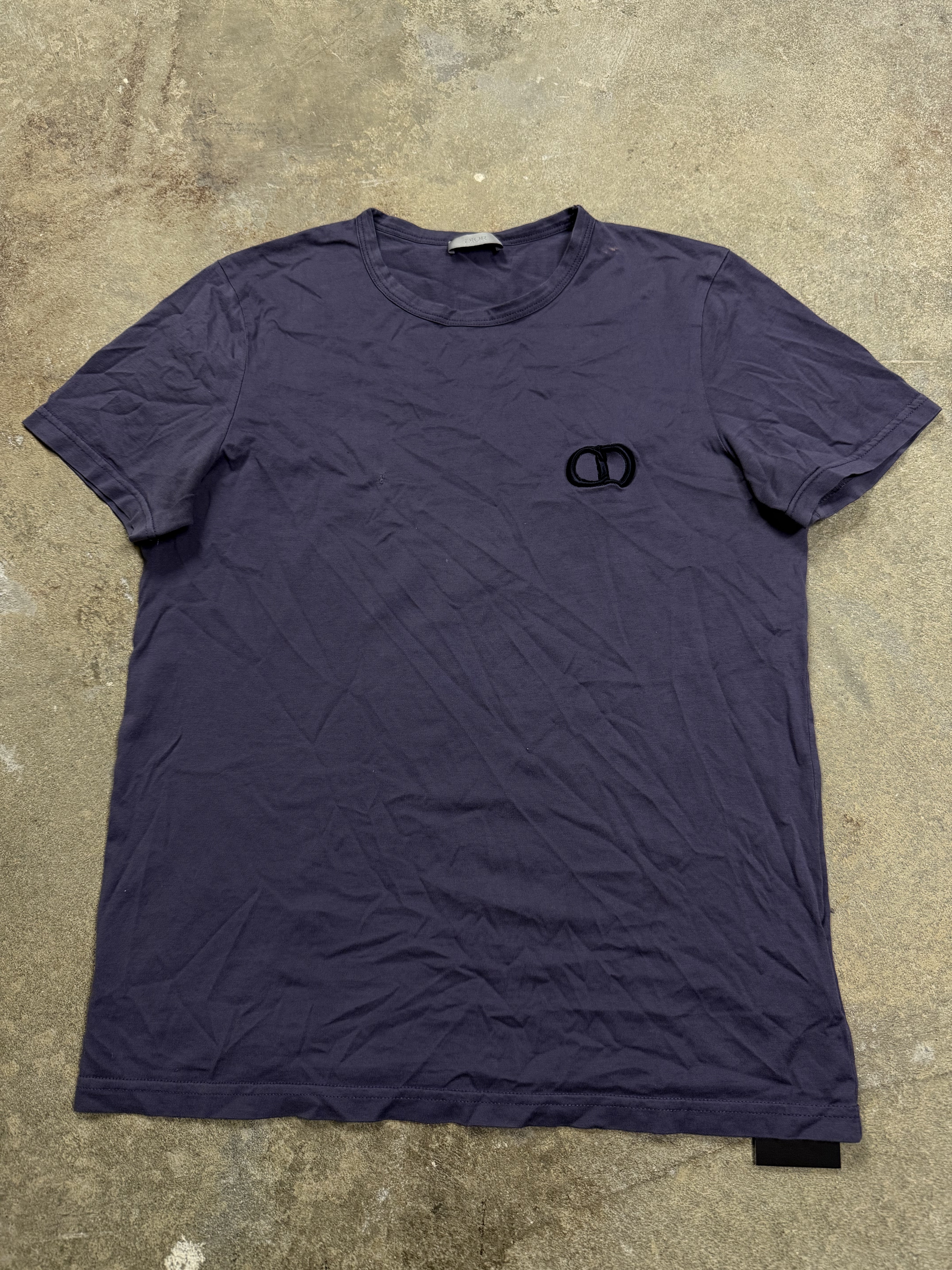 Dior Tee CD Purple Blue Used Medium