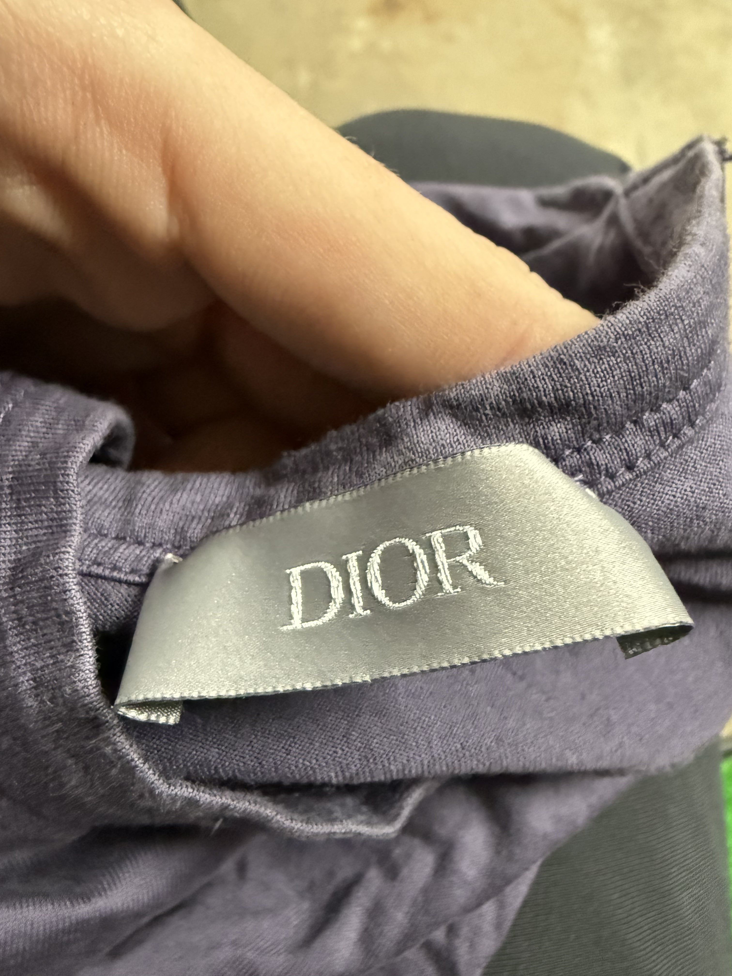 Dior Tee CD Purple Blue Used Medium
