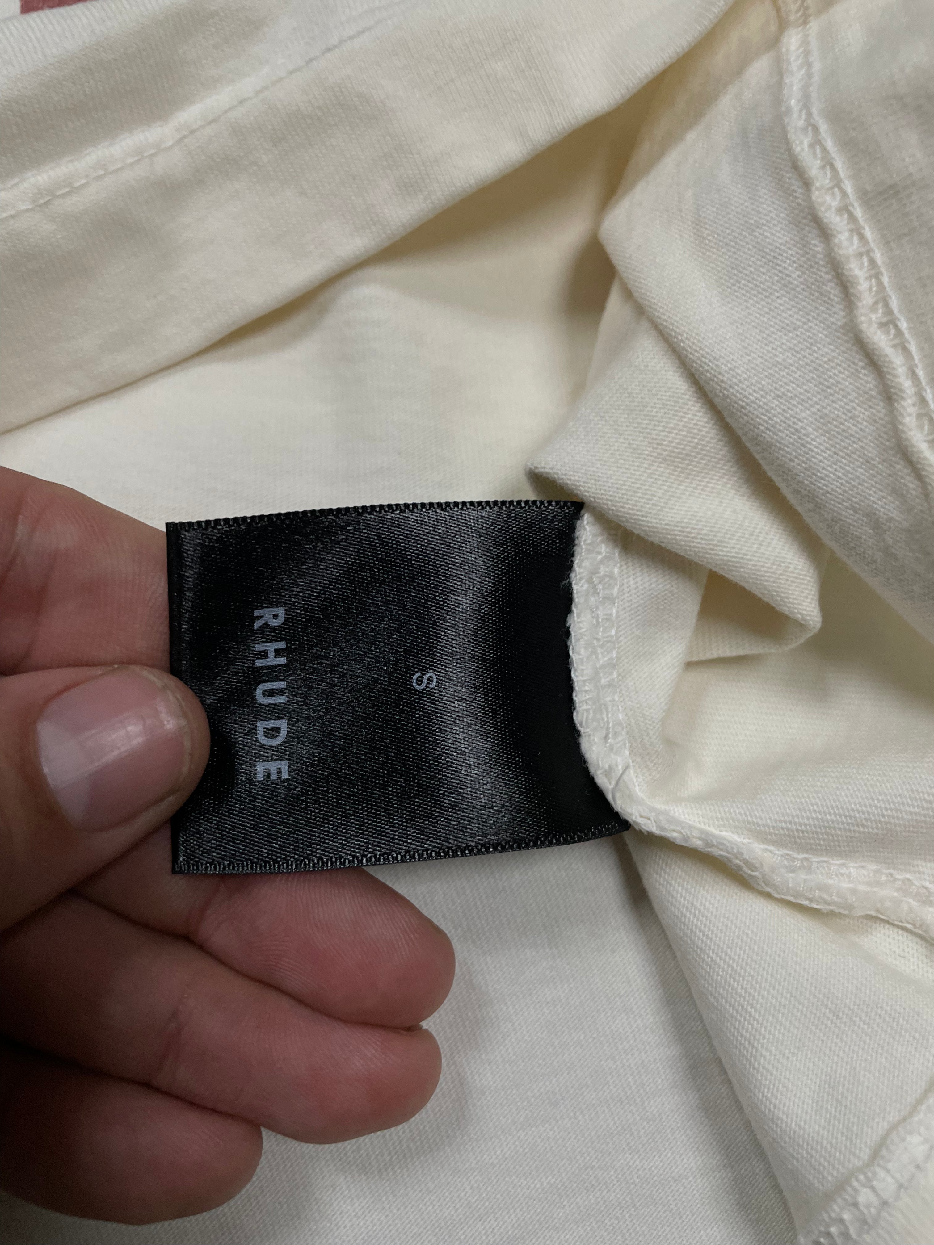 Rhude Angel Tee Cream Used Small