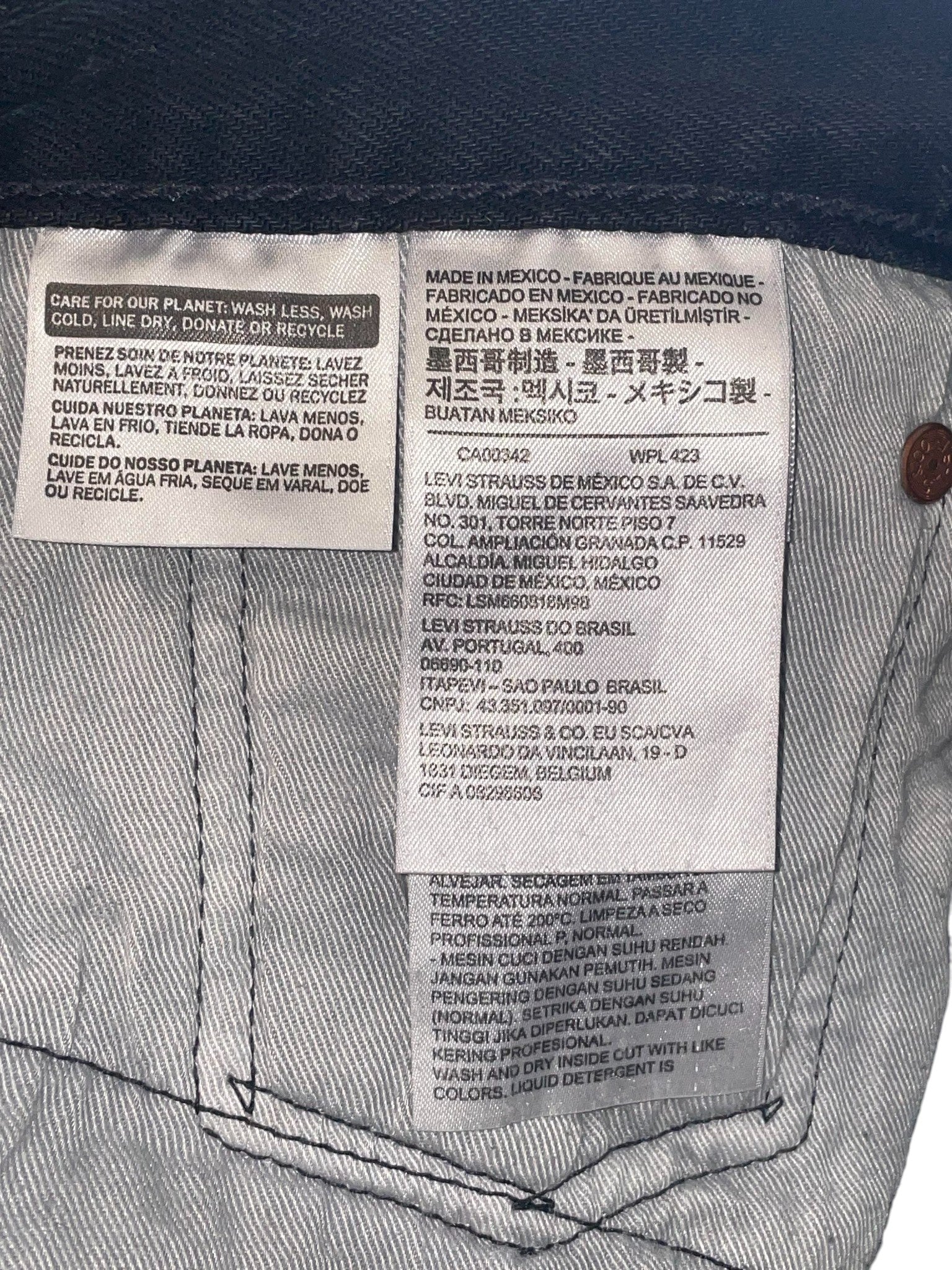 Denim Tears 'Bstroy' Black Jean