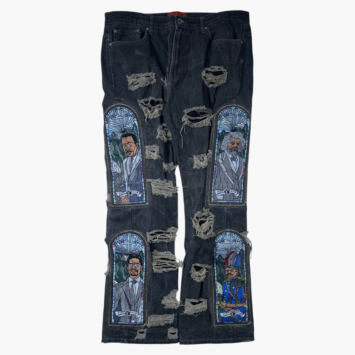 Who Decides War x Barriers Brown Jeans