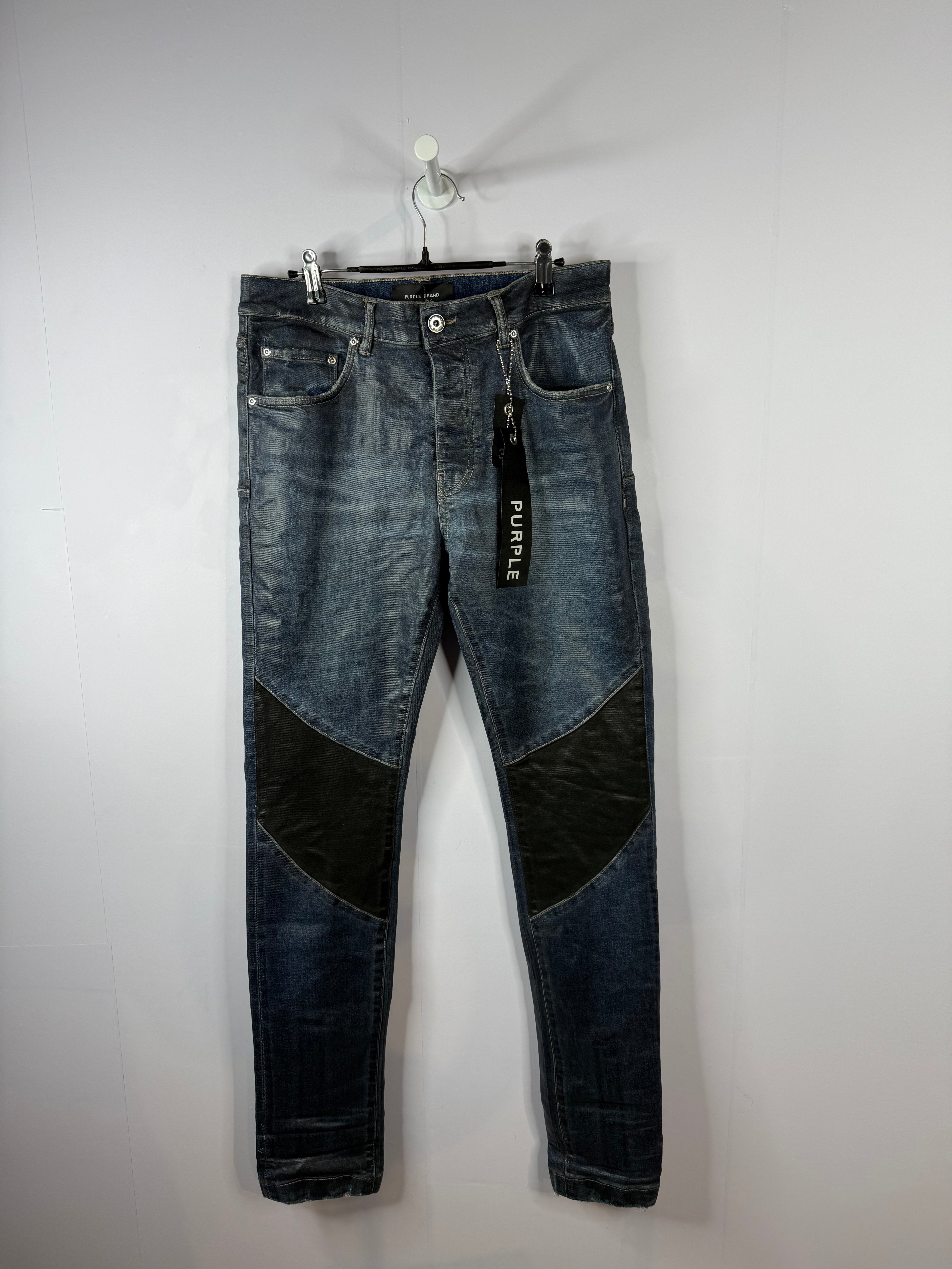Purple Brand Black Wax Jeans Used 33