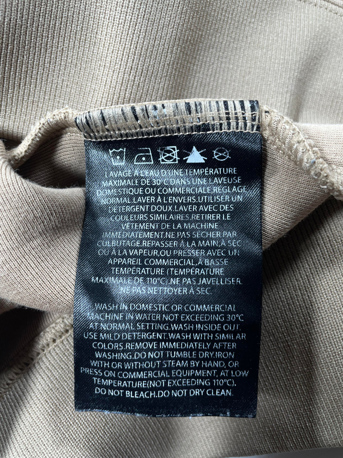 Mackage Tan & Velvet Hood Logo Hoodie