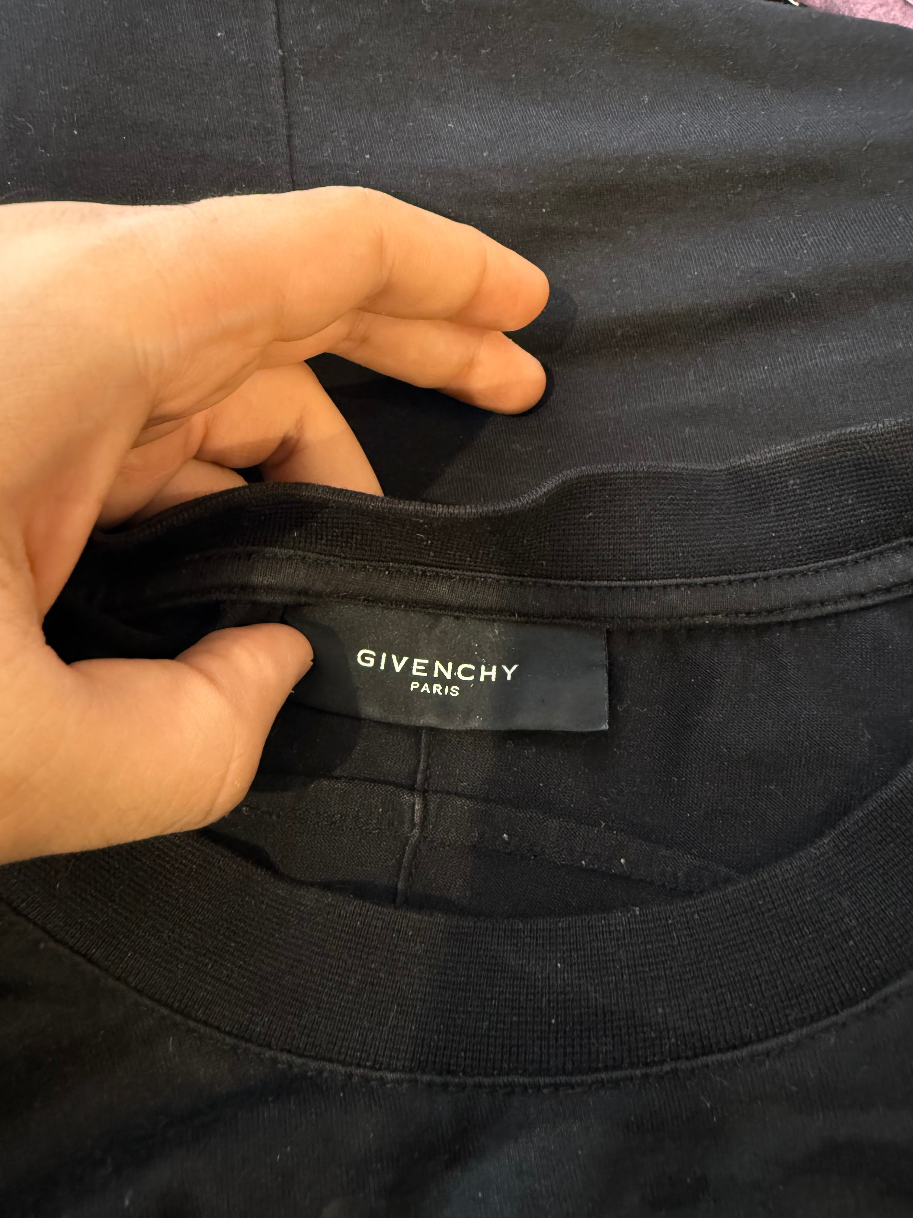 Givenchy Black Dog Tee