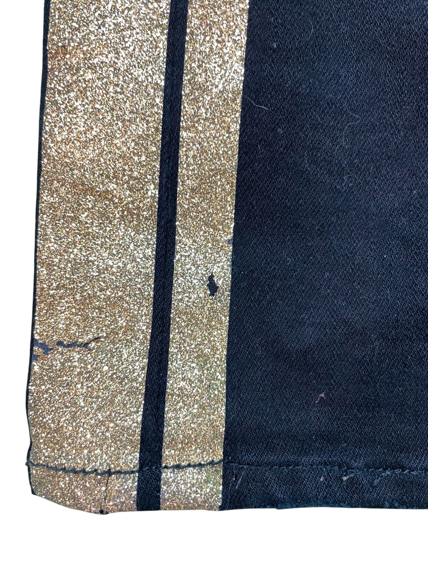 Amiri Thrasher Gold Stripe Black Jeans