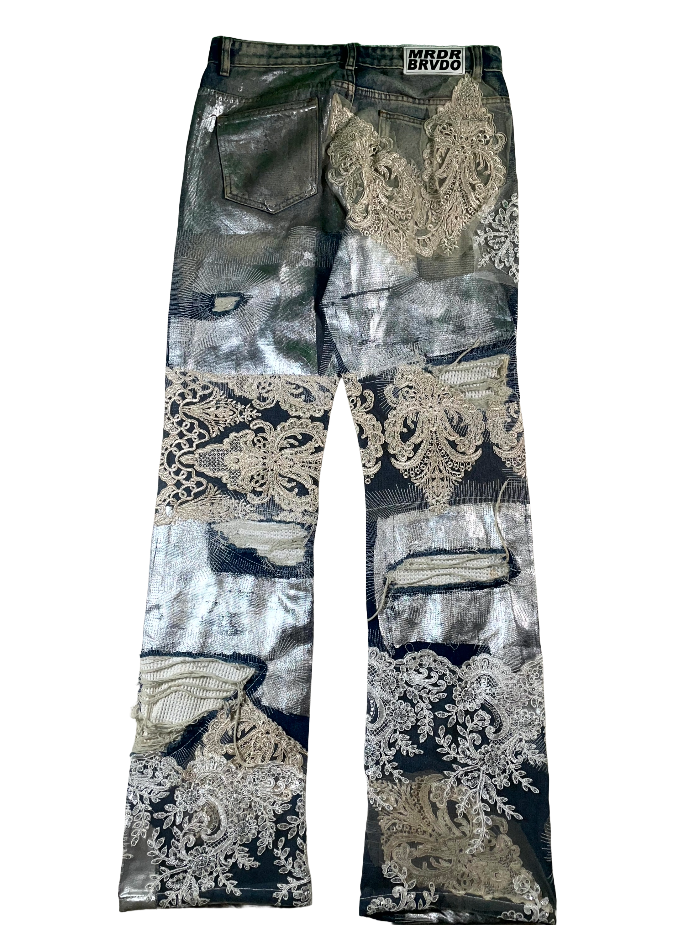 Who Decides War Foil Wedding Lace Dark Wash Jeans