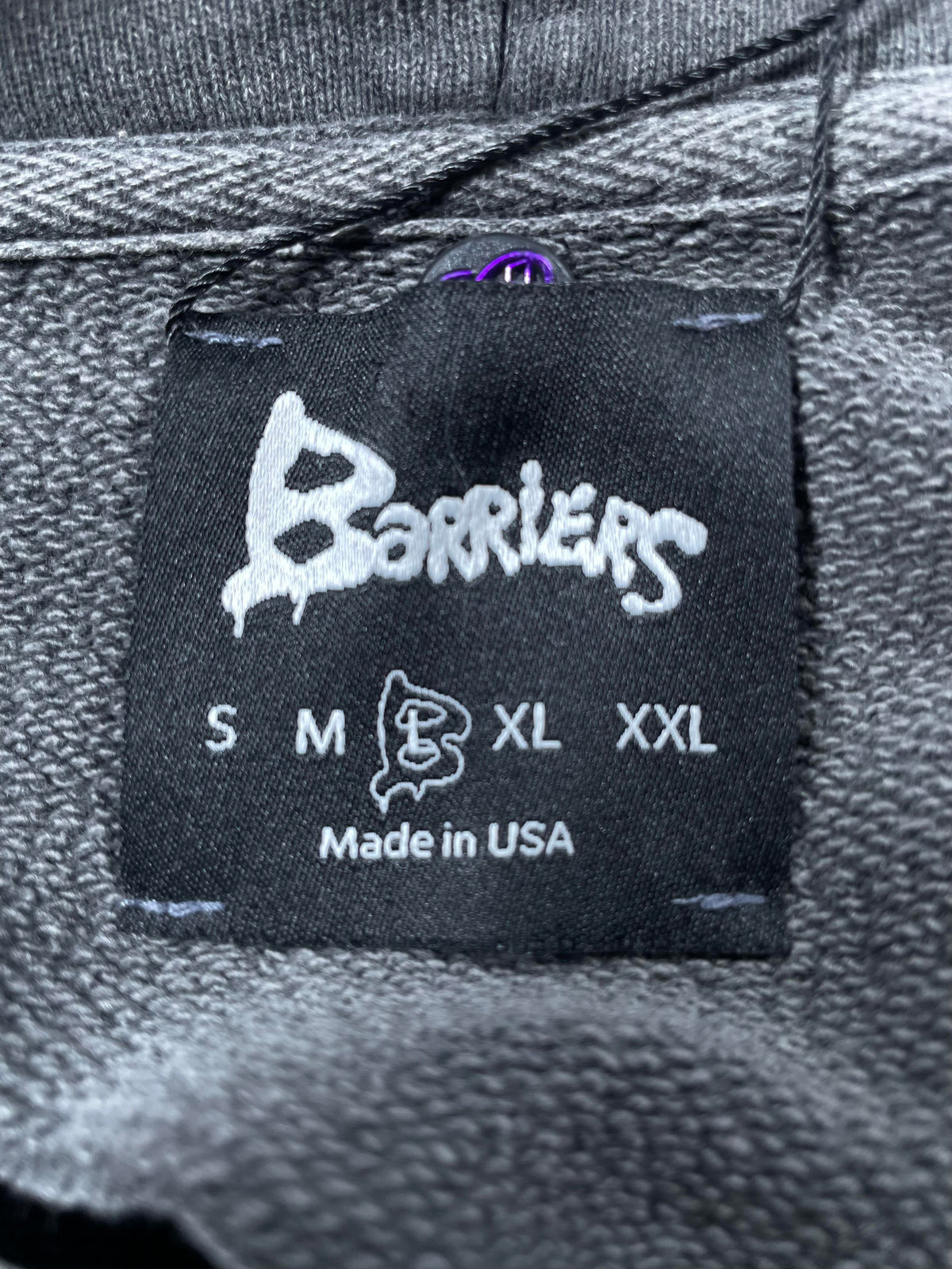 Barriers Huey Grey Hoodie
