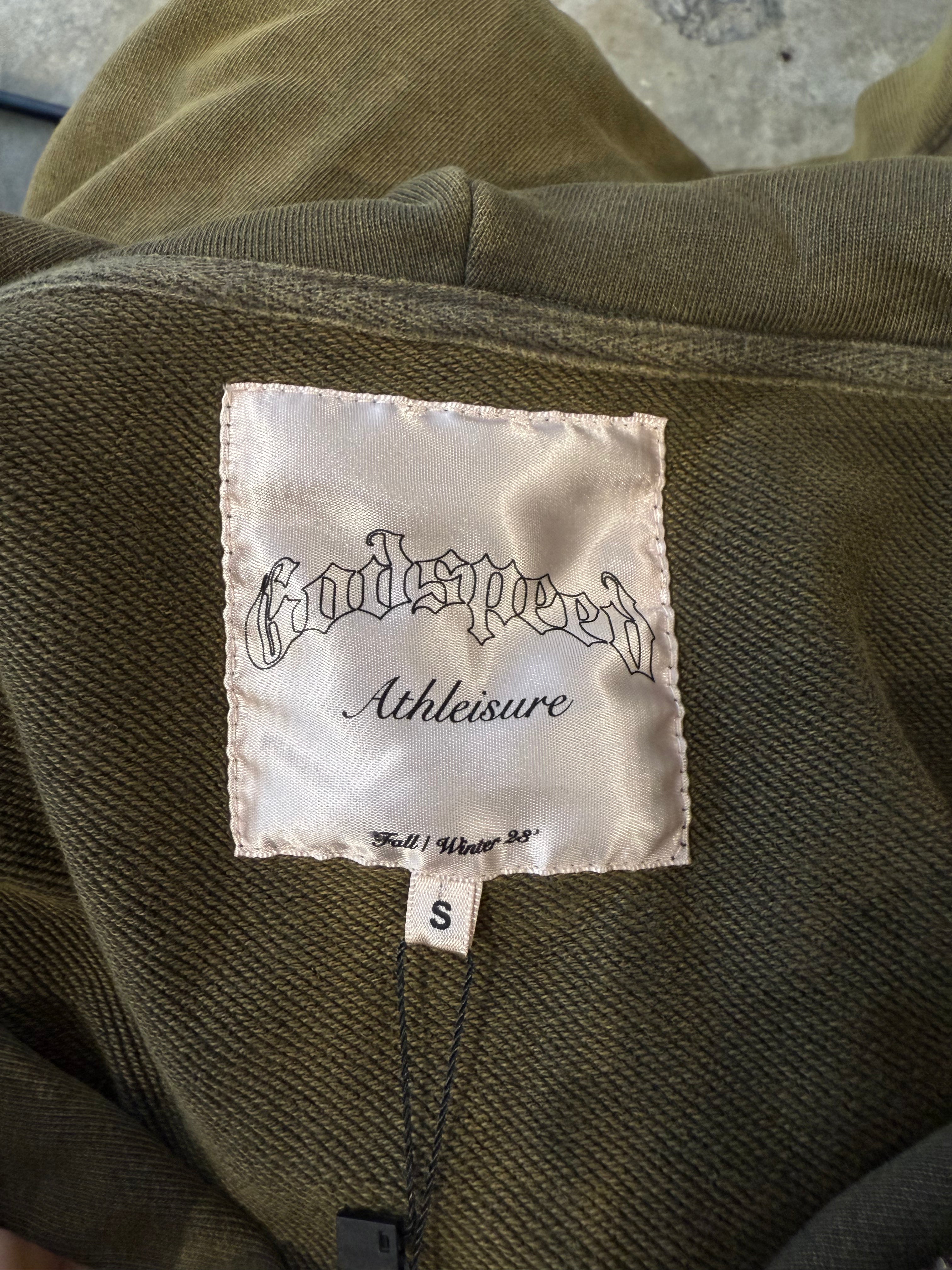 Godspeed OG Logo Dusty Olive Hoodie