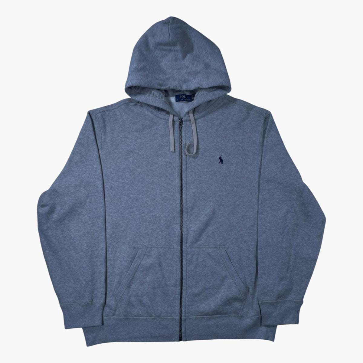 Polo Grey & Navy Zip Up