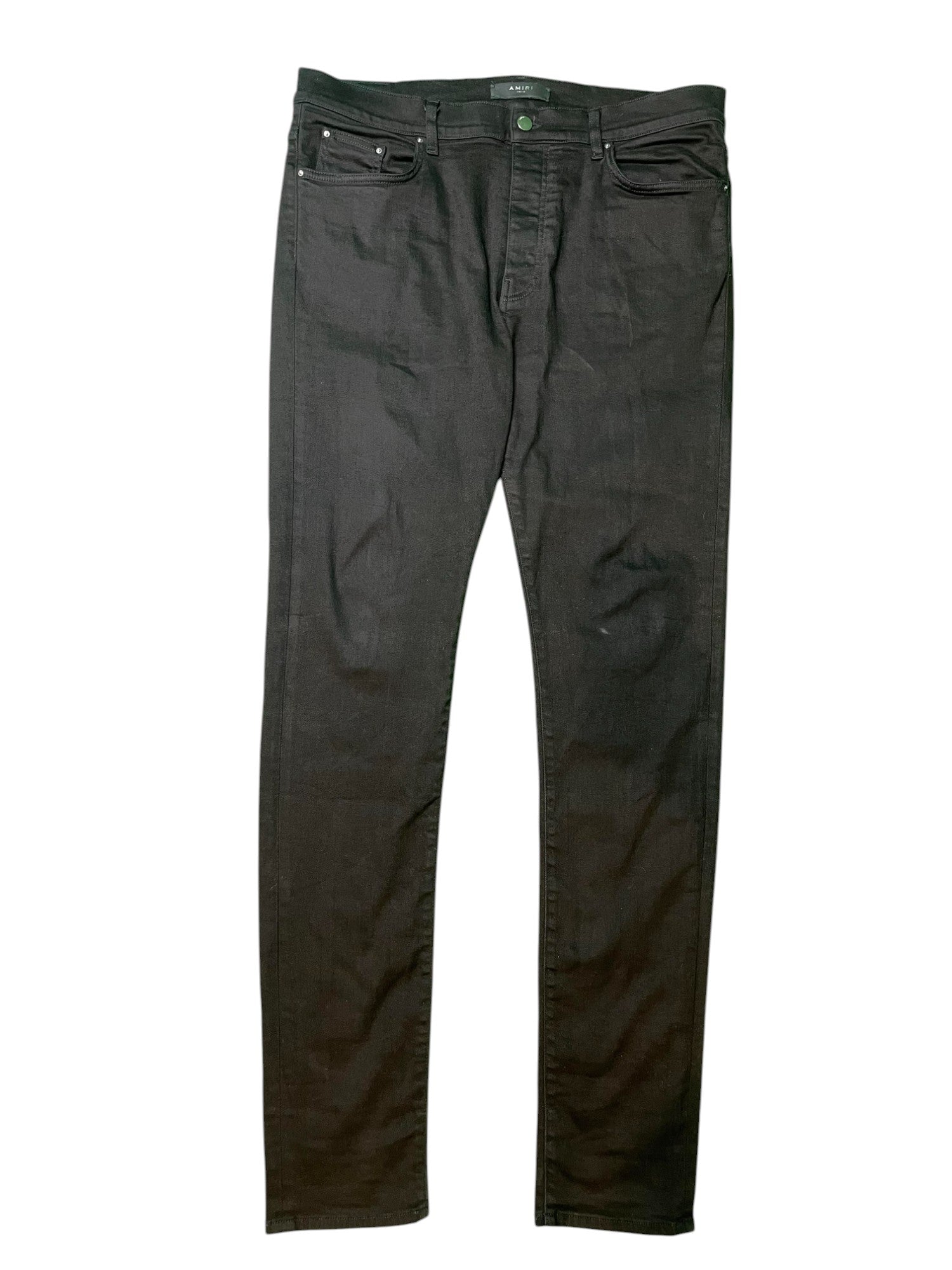 Amiri Thrasher Plain Black Jeans