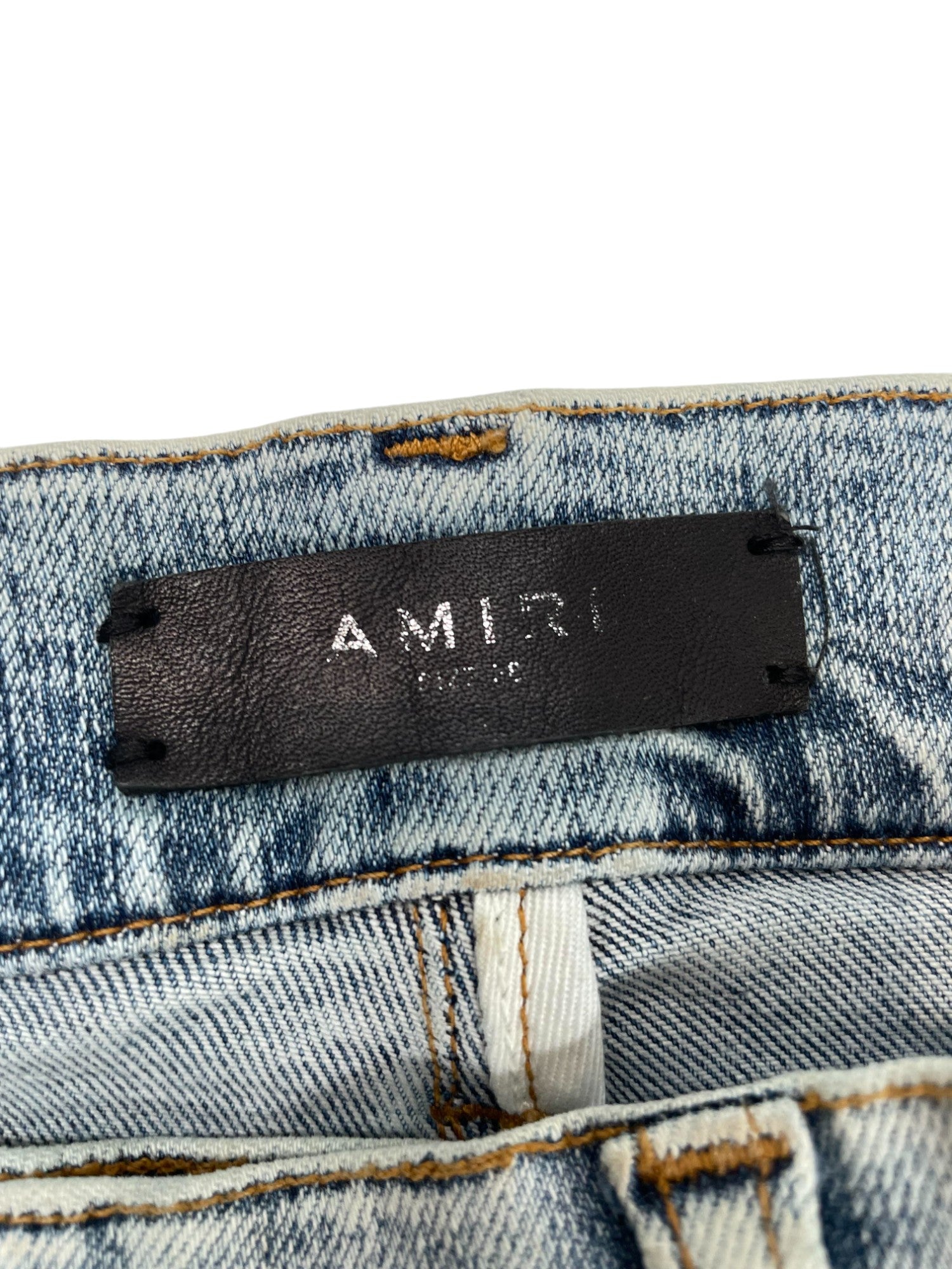 Amiri MX1 Light Wash Aqua
