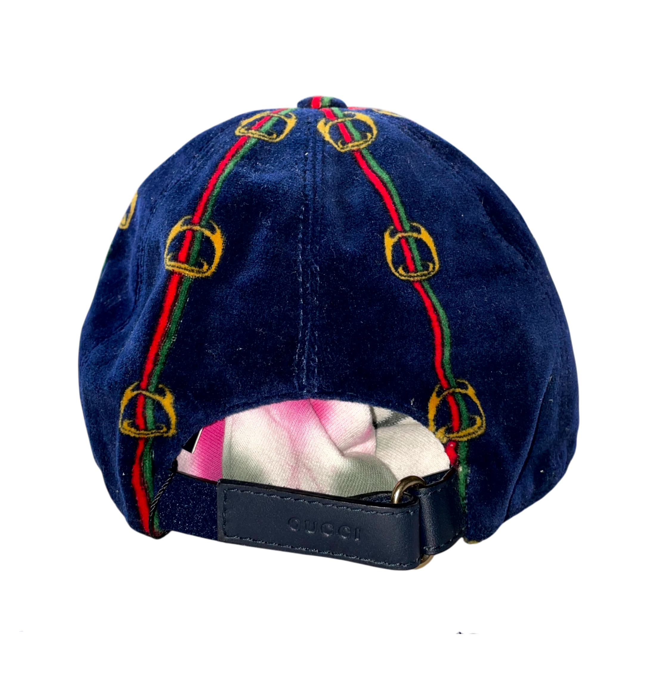 Gucci Chain Navy & Velvet Cap