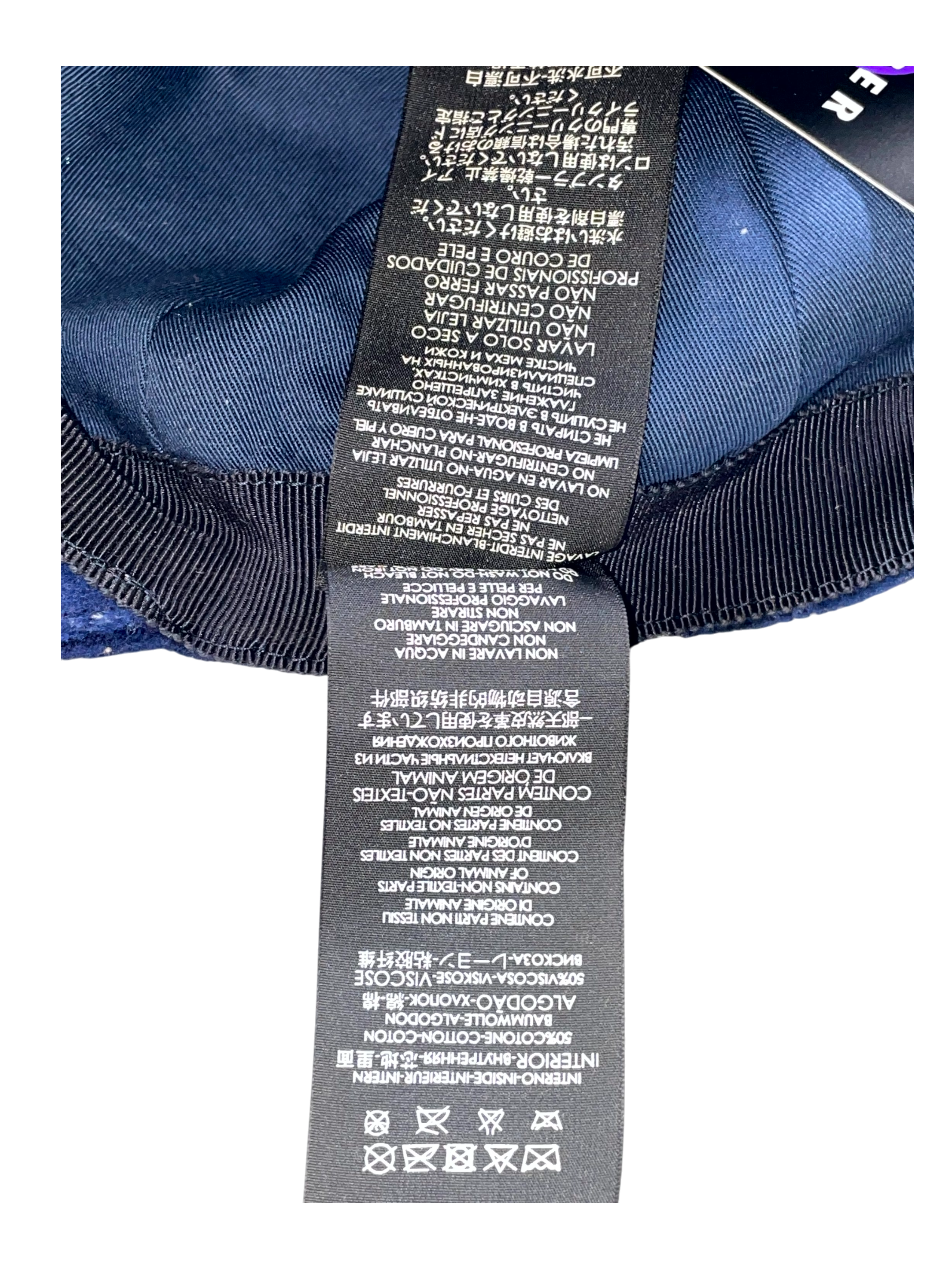 Gucci Chain Navy & Velvet Cap