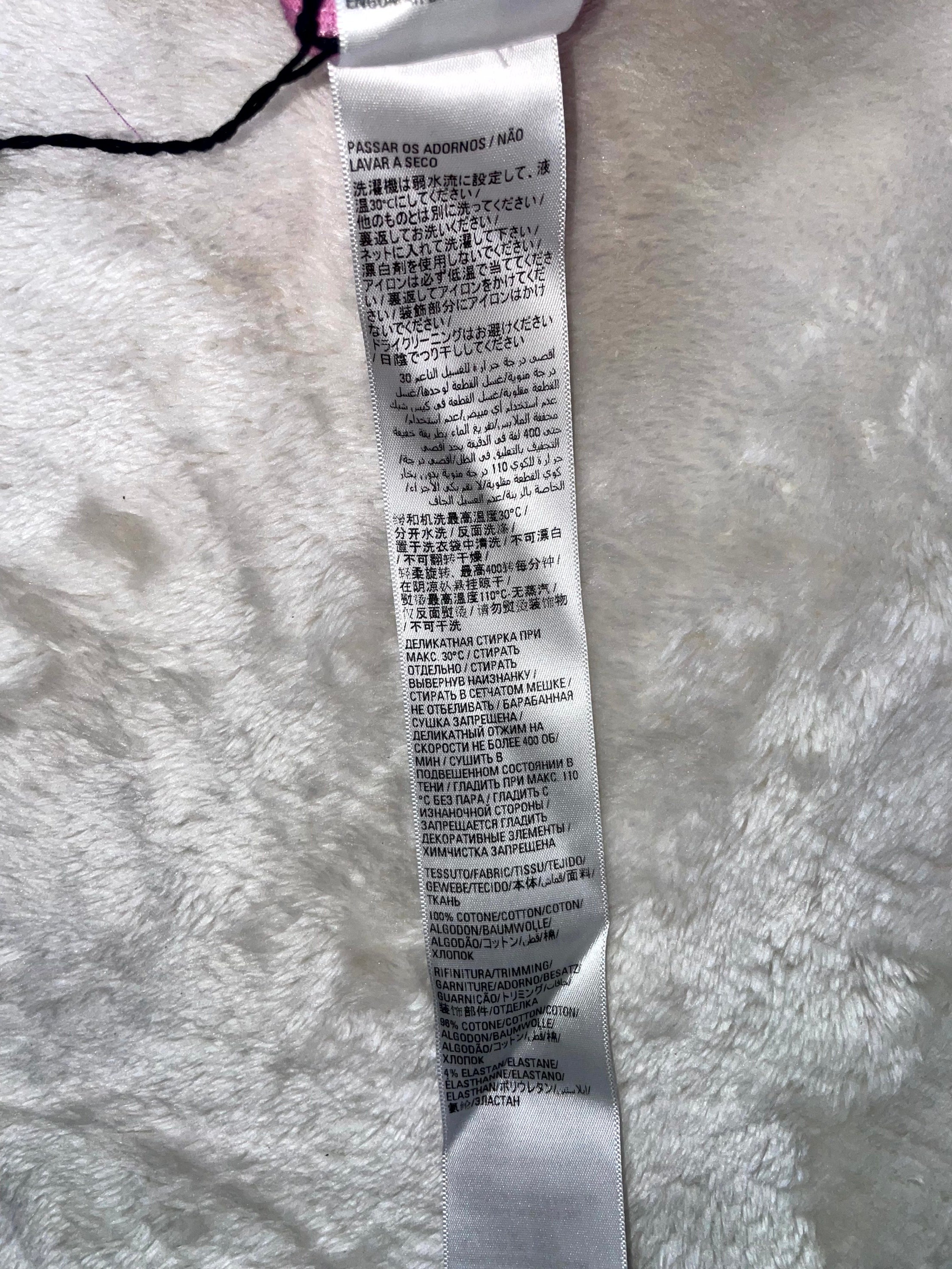 Balenciaga BB Rhinestone Pink Tee