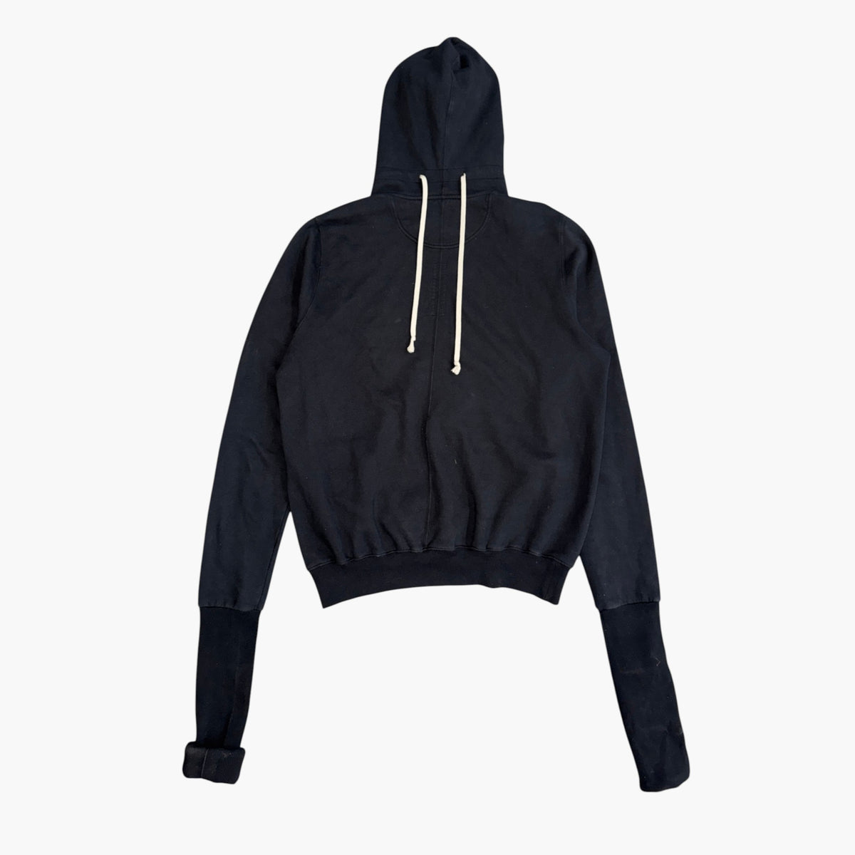 Rick Owens Double Sleeve Pullover Black Hoodie