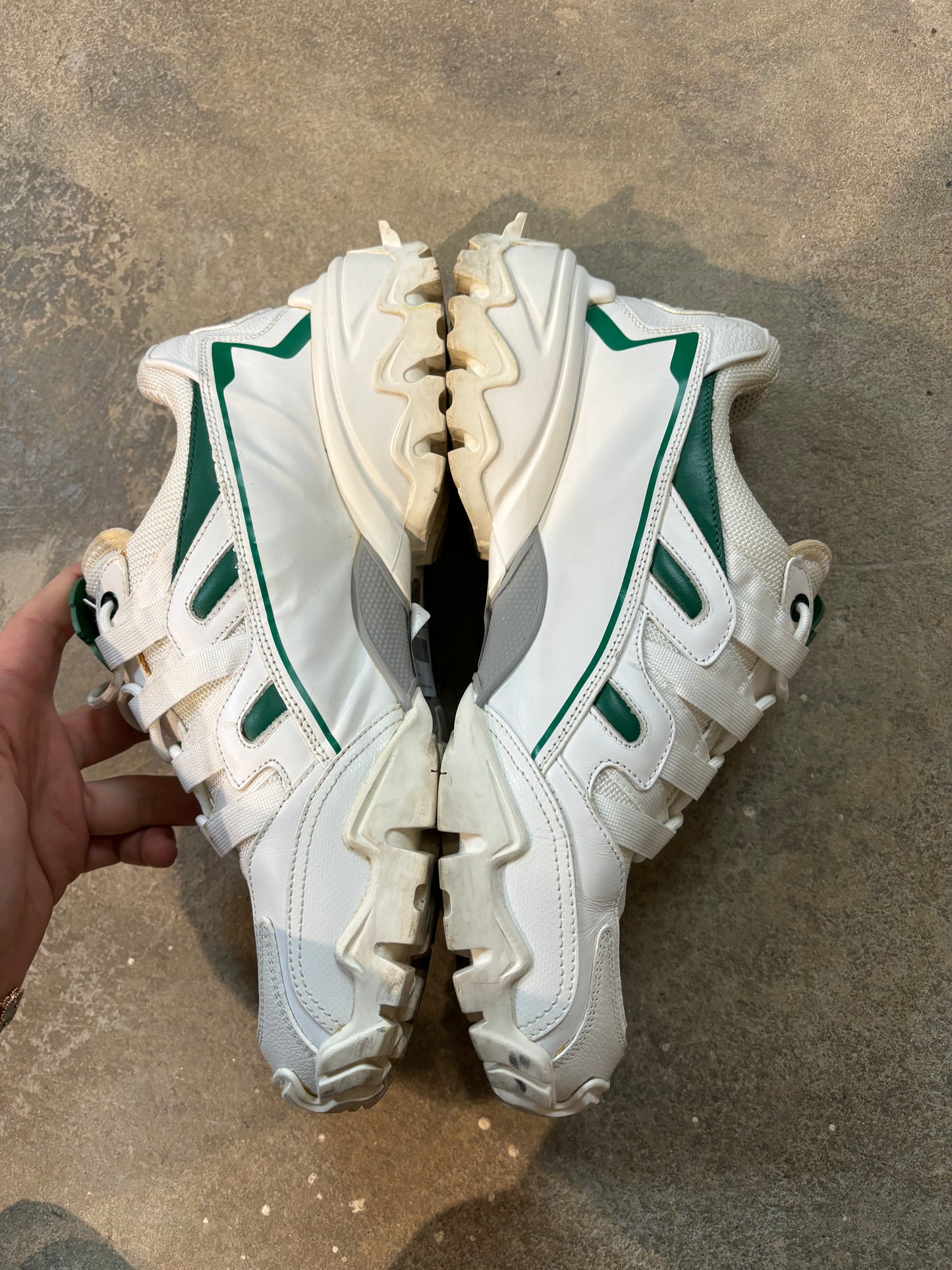 Valentino Undercover Sneaker White Green Used 41 (US 8) No Box