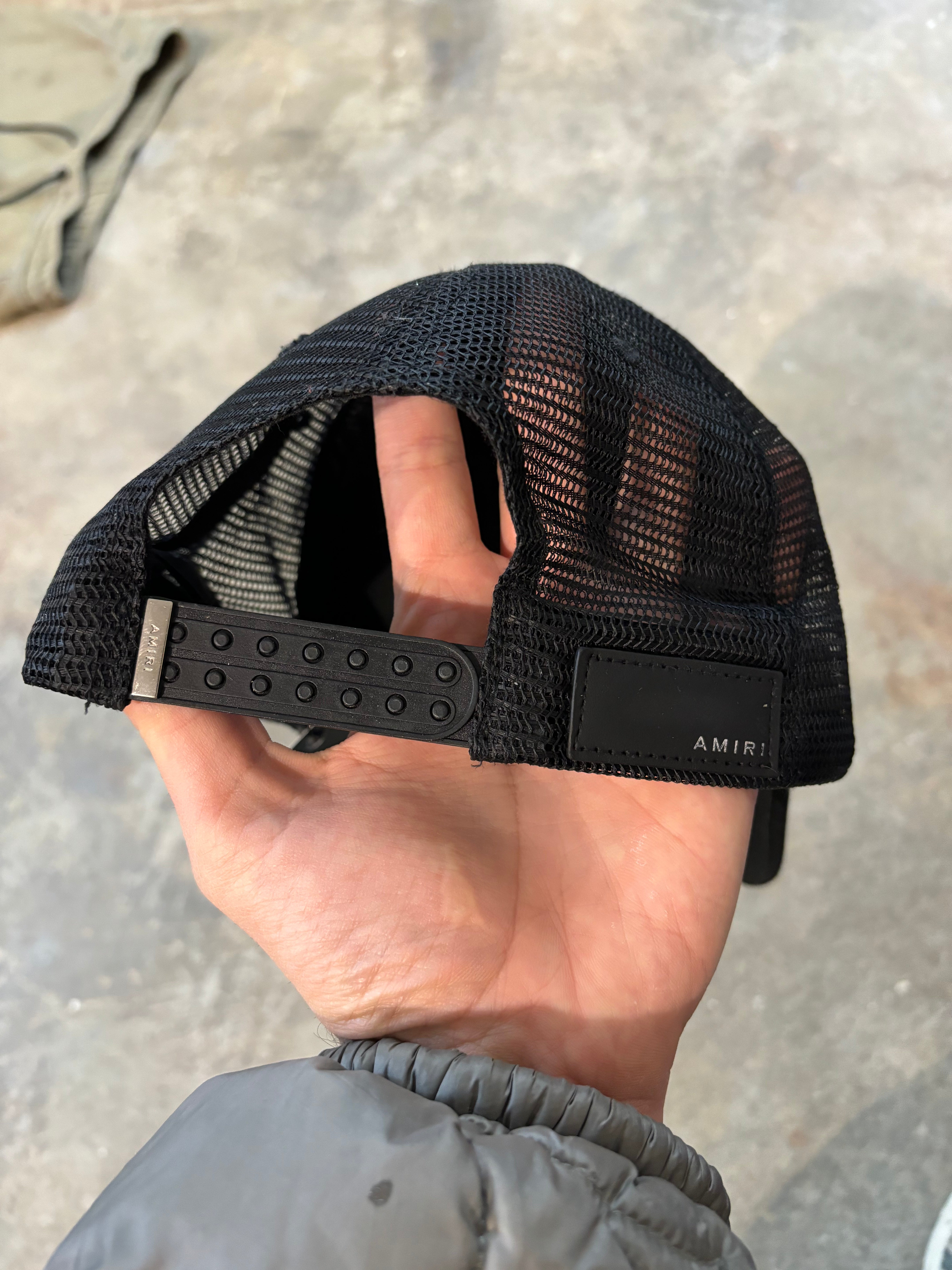 Amiri Cap Black Beverly Rainbow Used OS