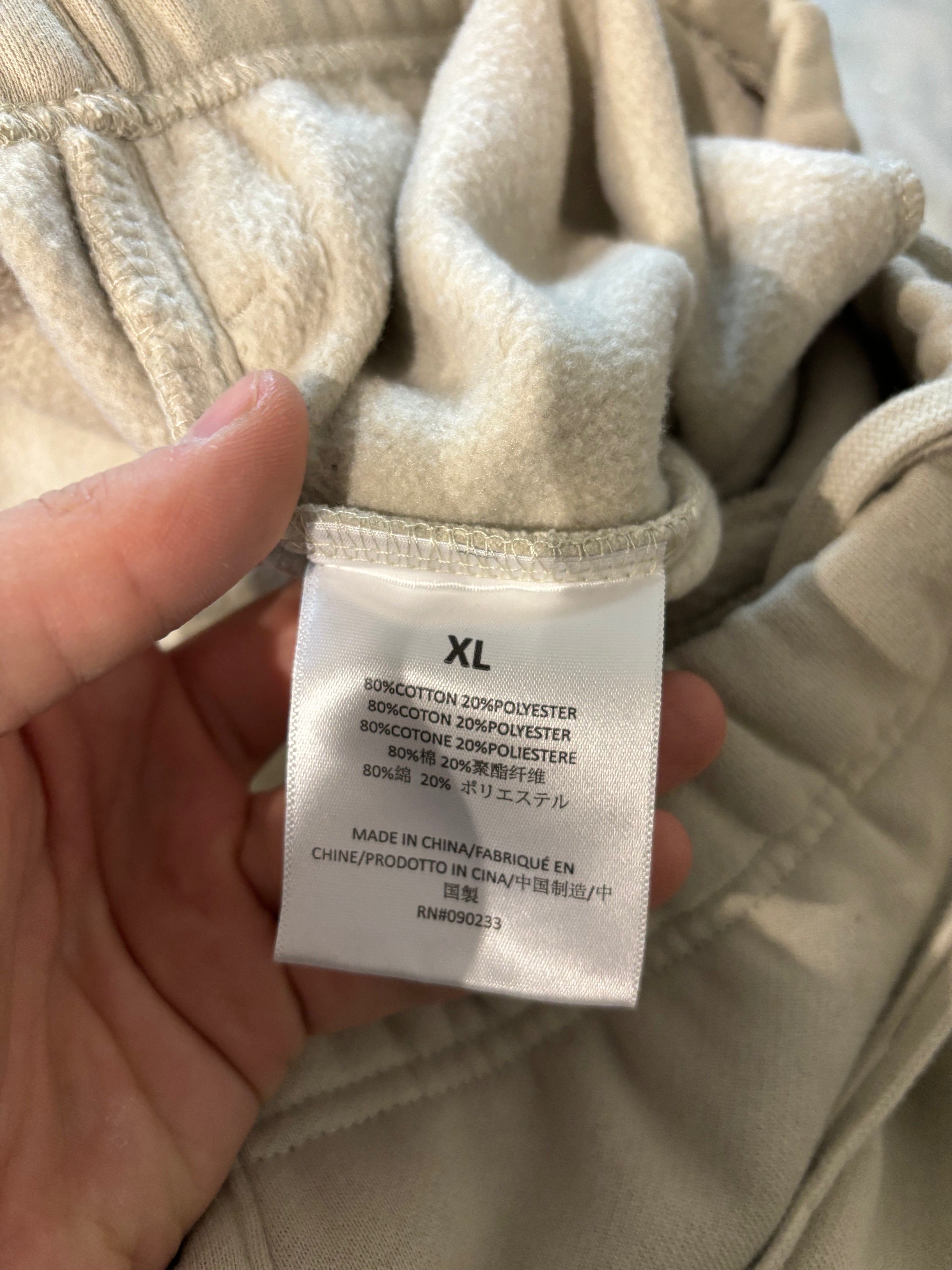 Essentials Sweats Tan Used XL