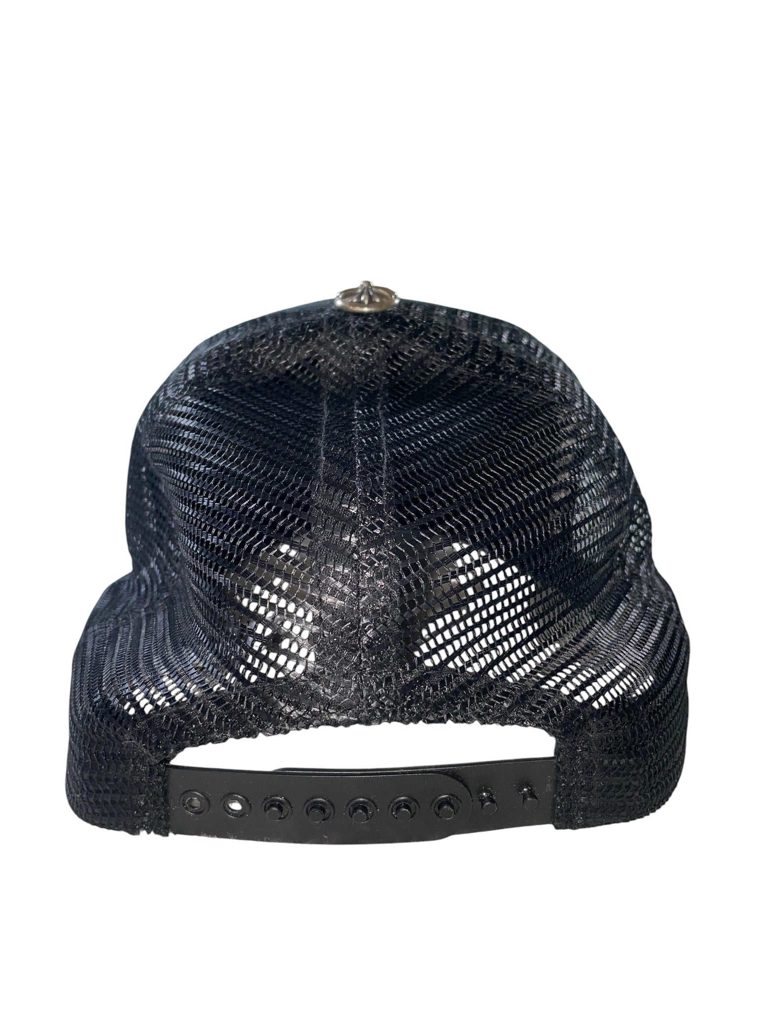 Chrome Hearts 'CH' Black Trucker Hat