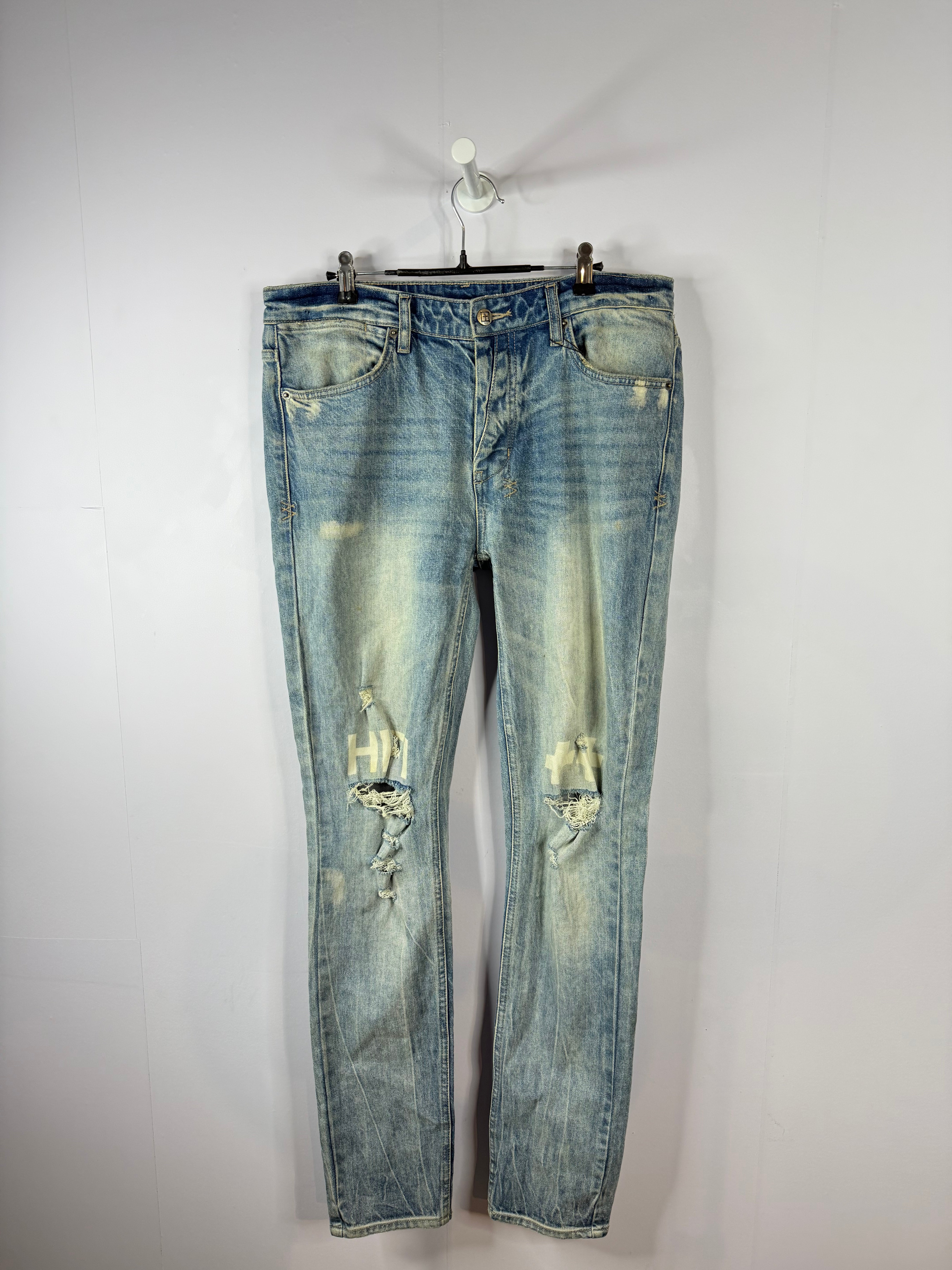 Ksubi Blue White Jeans Used 34