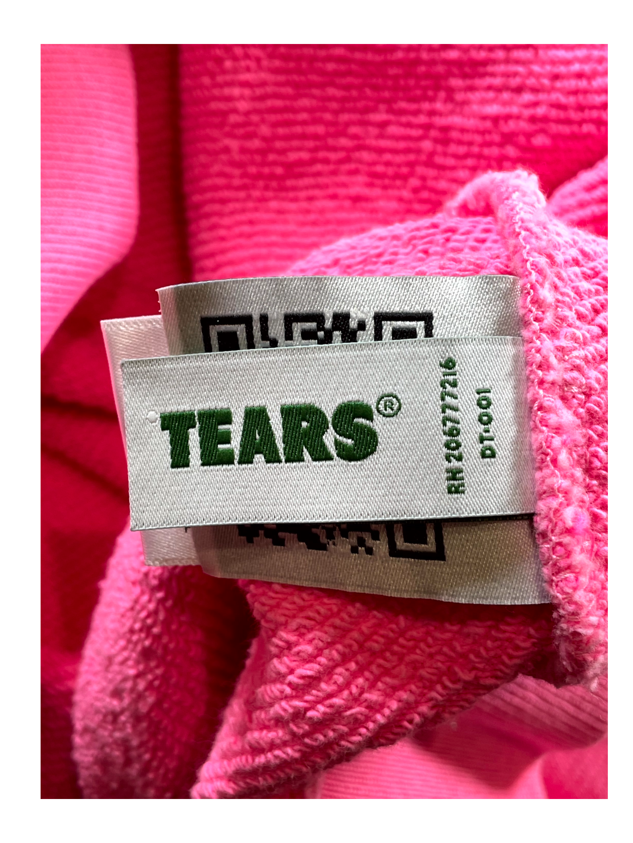 Denim Tears ADG Zip Up Pink Hoodie